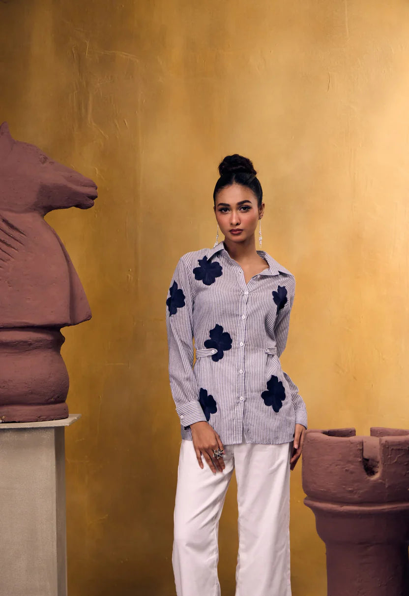 The Stria Flora Shirt