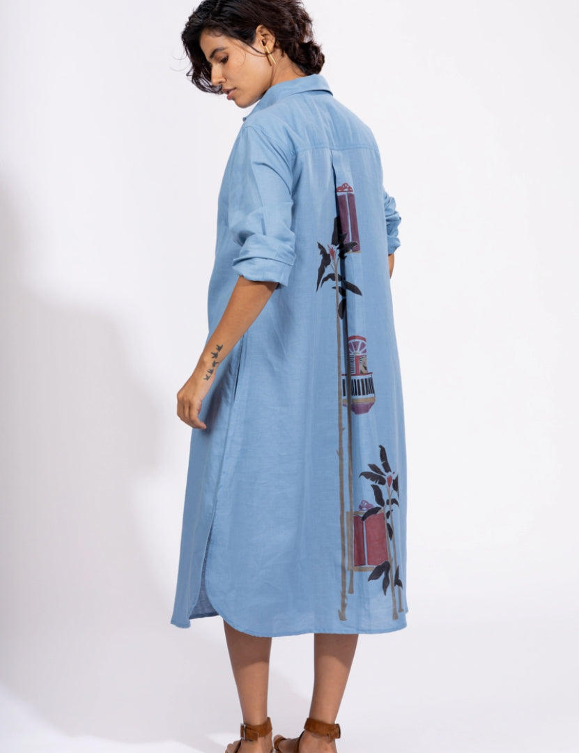Azure Nako Dress