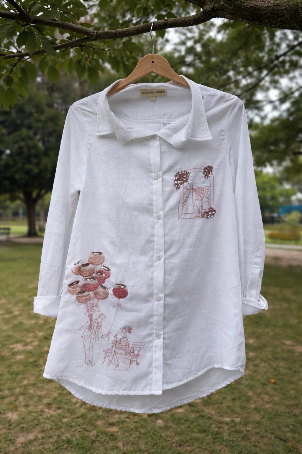 Sangria Style Shirt (White)