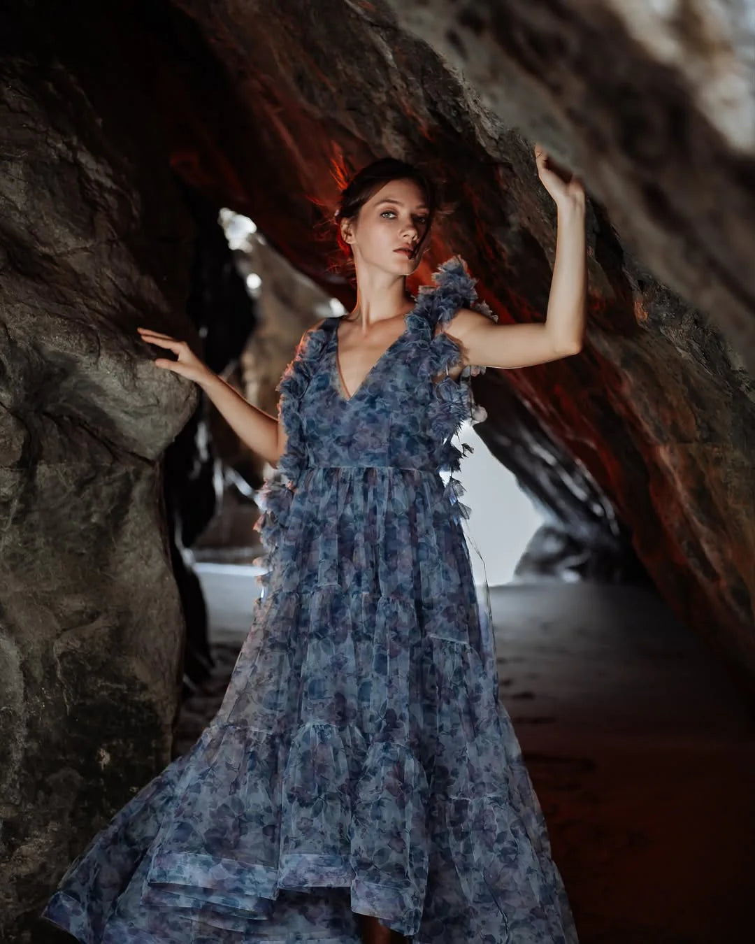 Twilight Rose Illusion Dress
