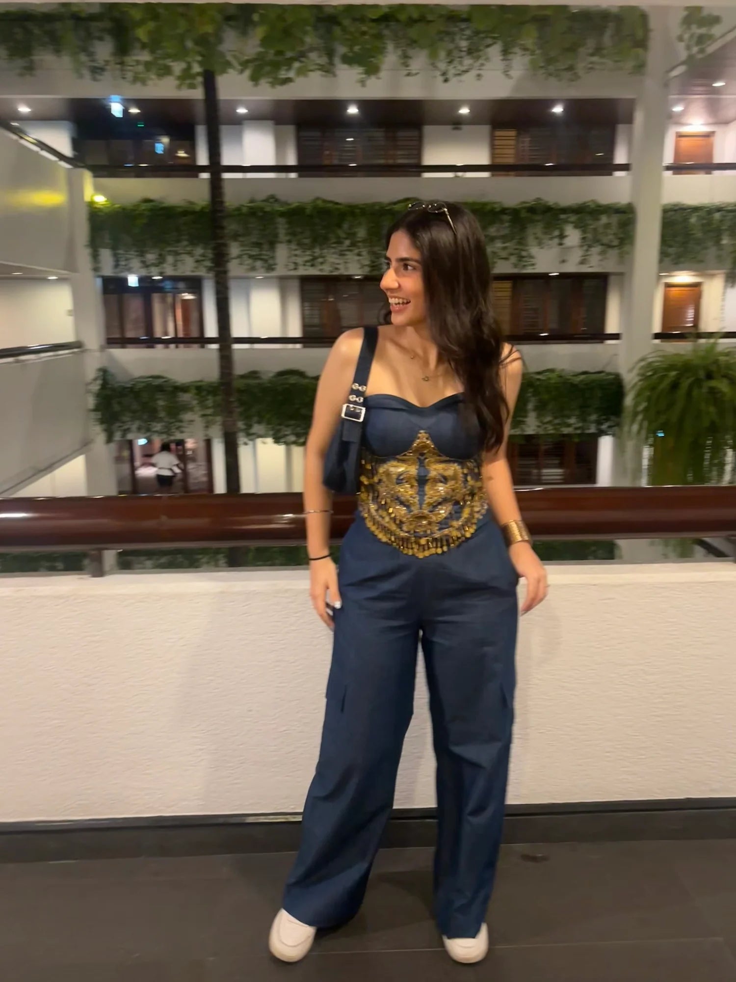 Embellished Denim Co-ord Set