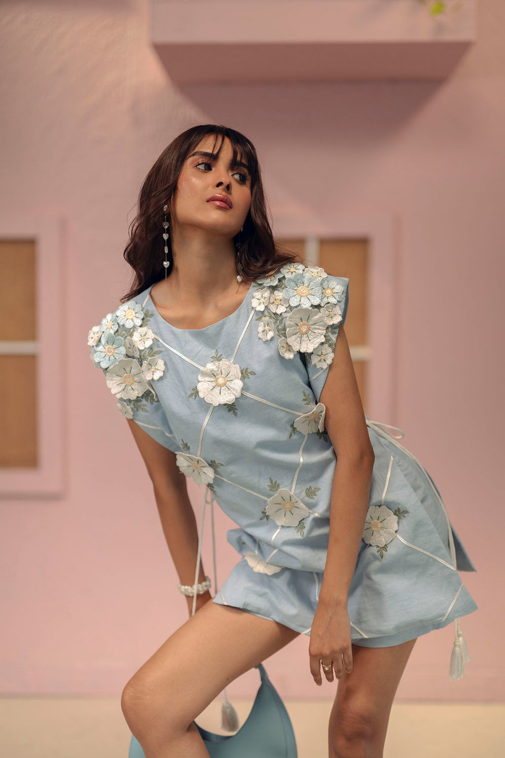 Bloom Whisper Shorts Set