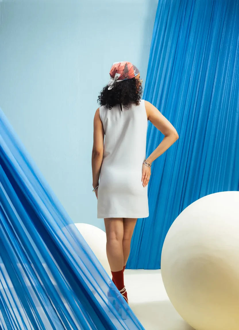 The Santorini Escape Dress