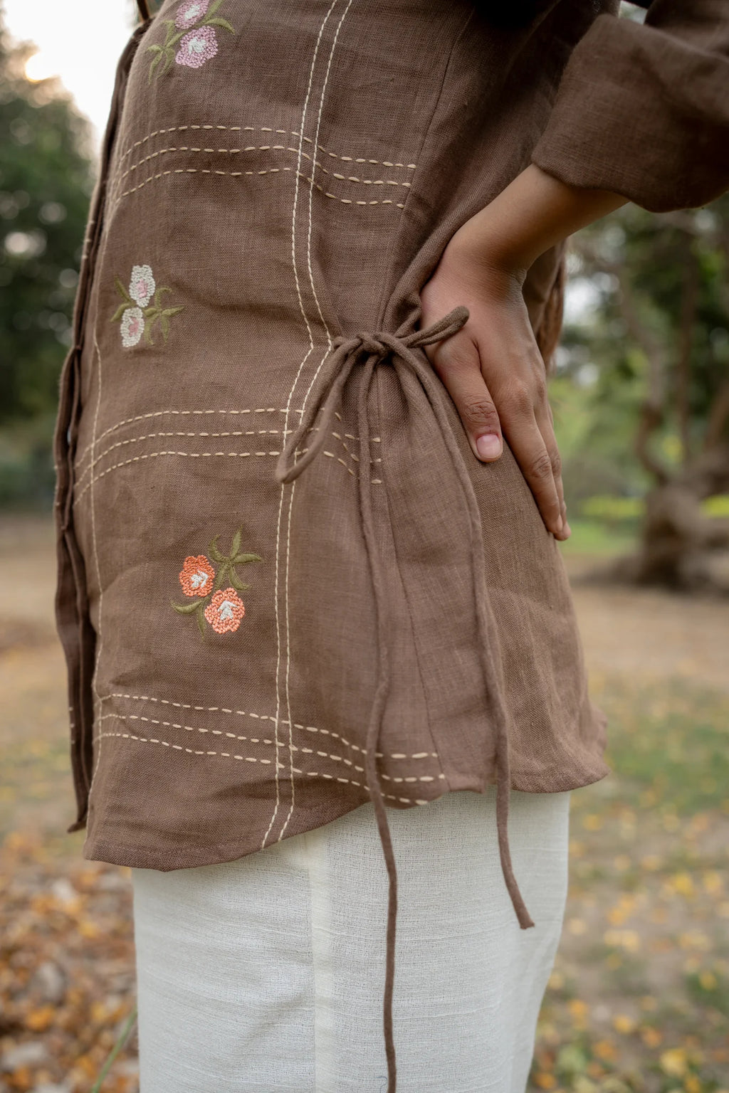 Petal Grid shirt