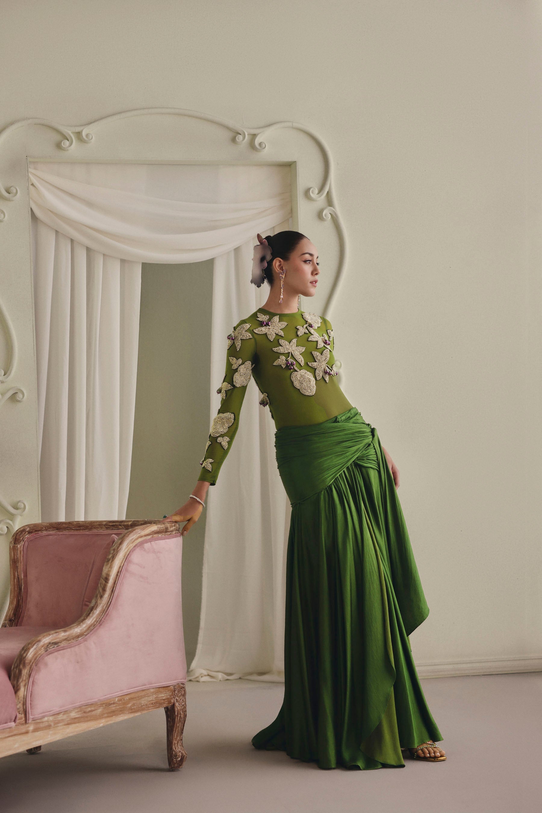 Verdelle Skirt Set