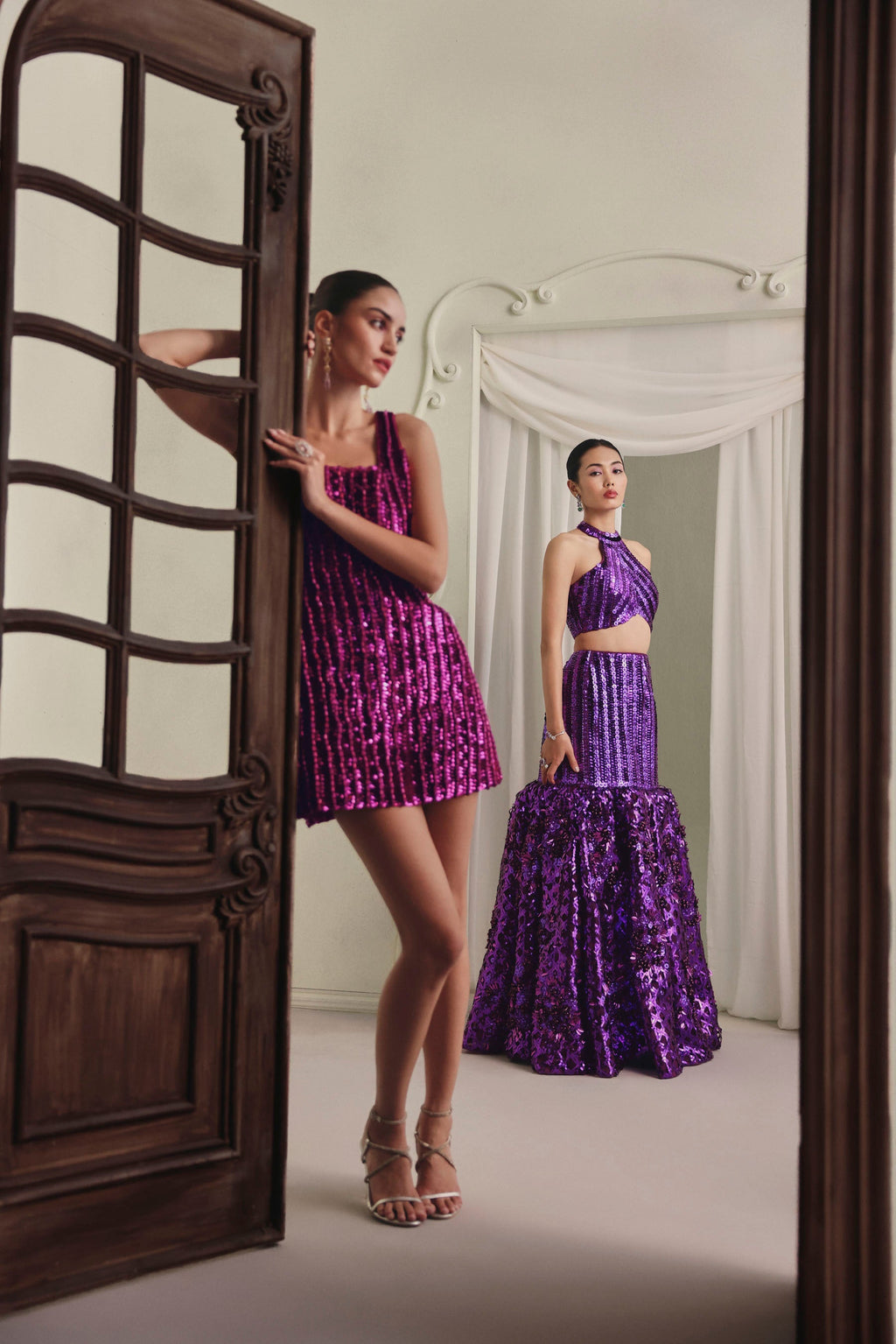 Metallic Mermaid Lehenga