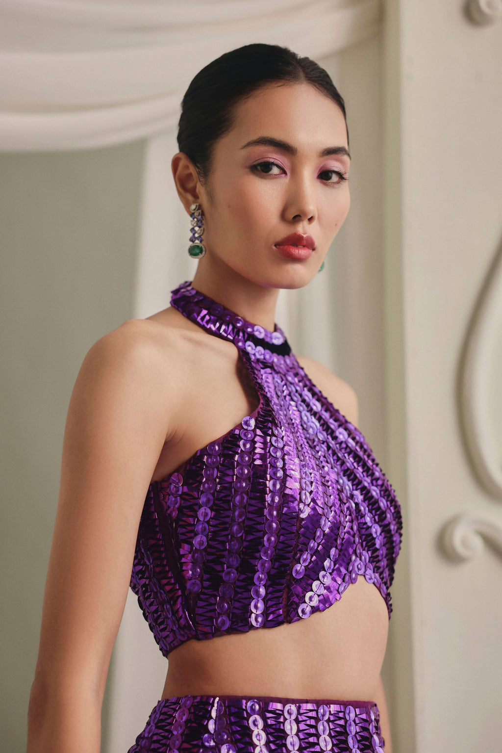 Metallic Mermaid Lehenga