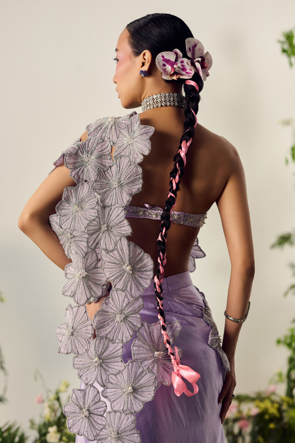 Lilas Étoilé Skirt Set
