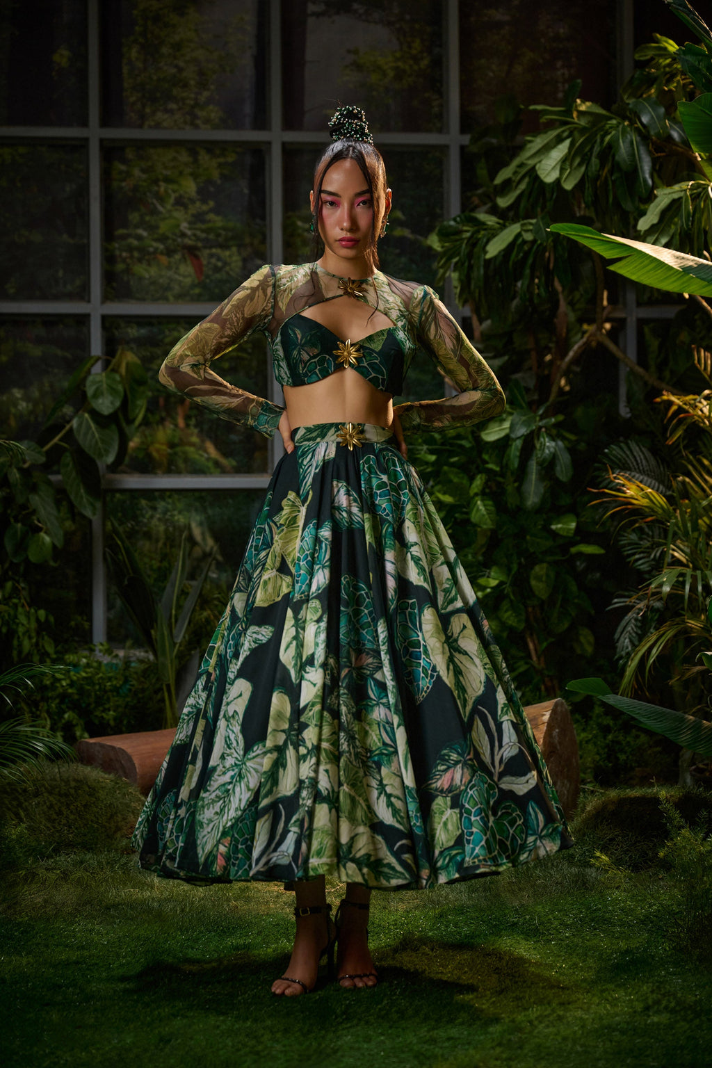 Emerald Forest Skirt Set