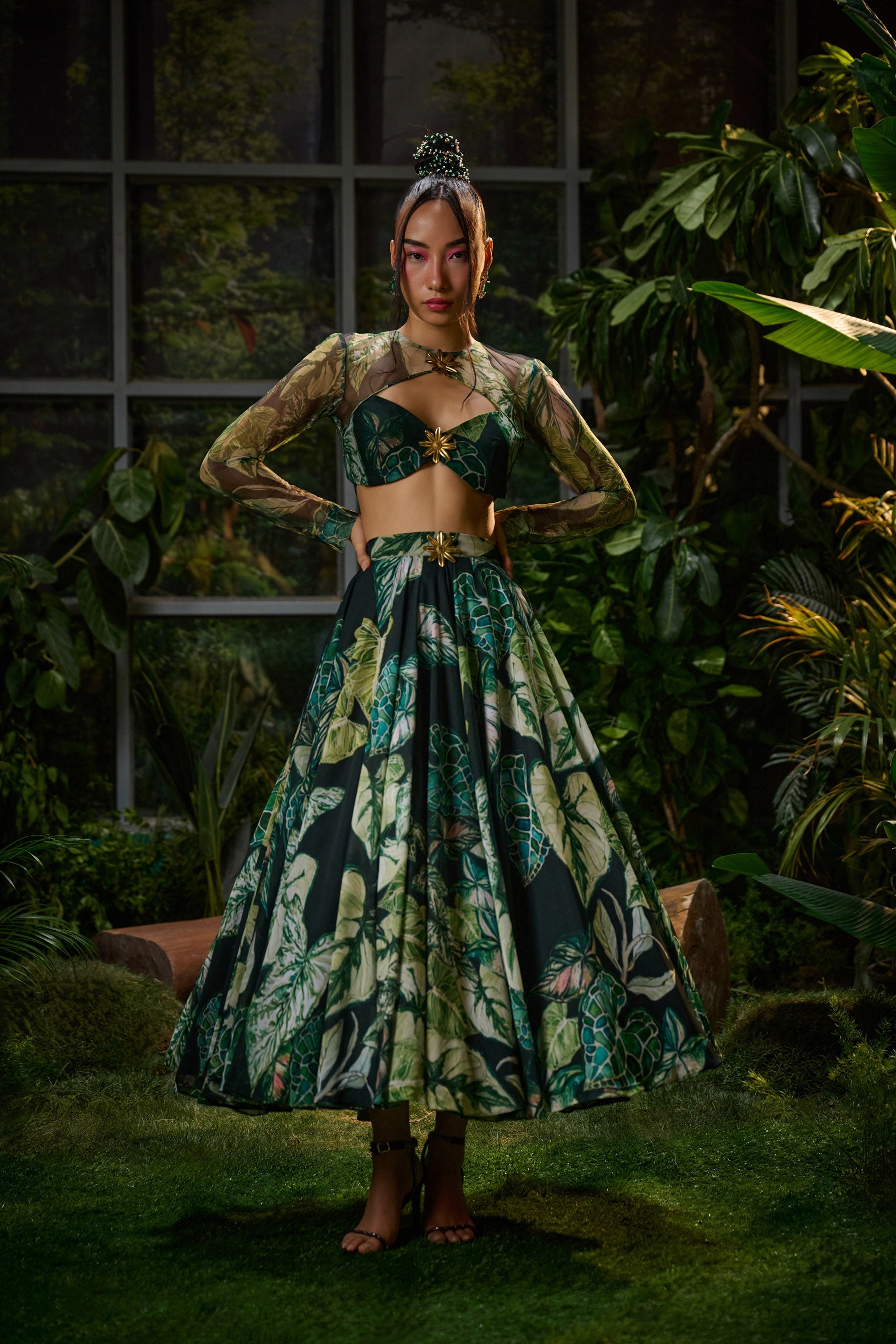 Emerald Forest Skirt Set