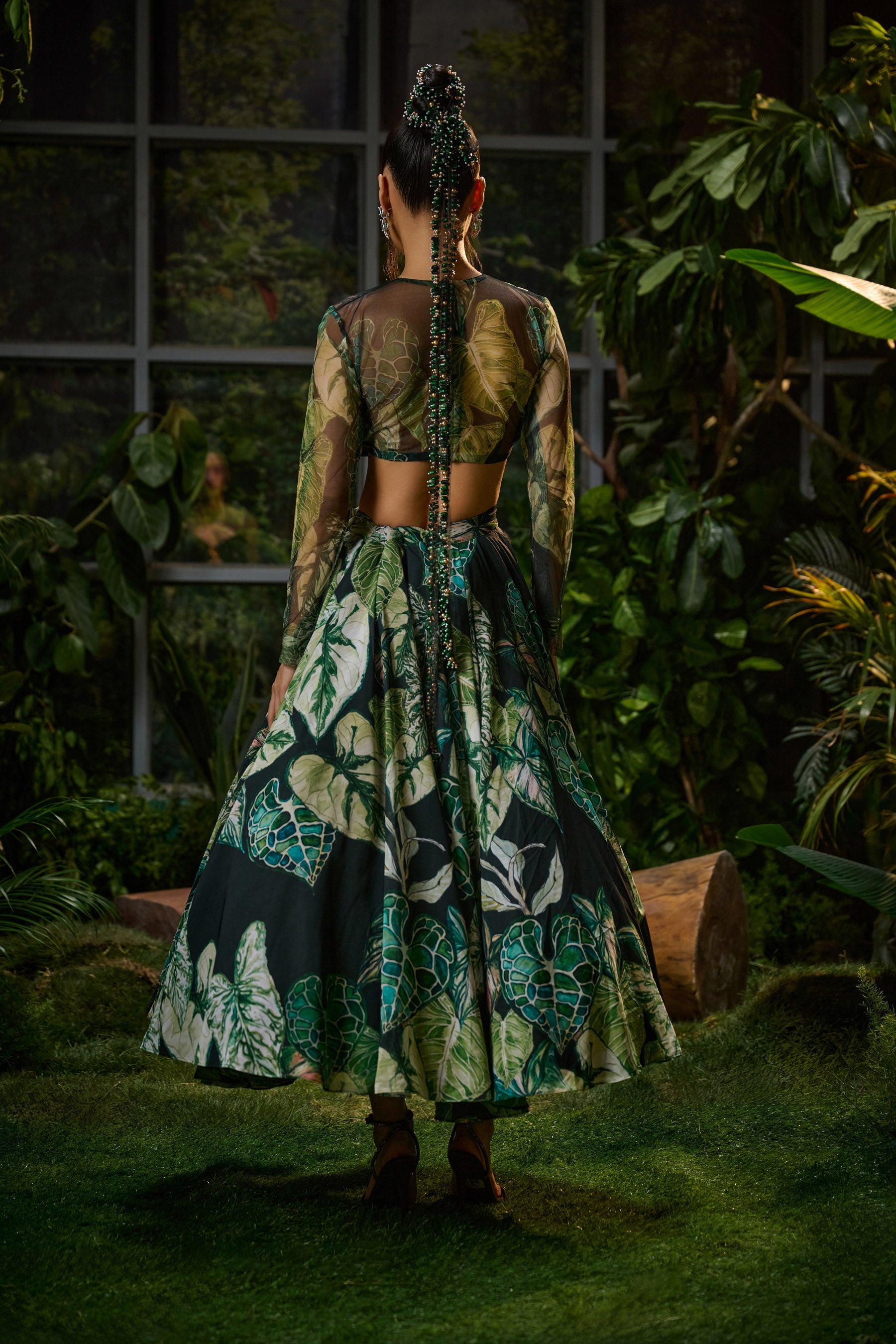 Emerald Forest Skirt Set
