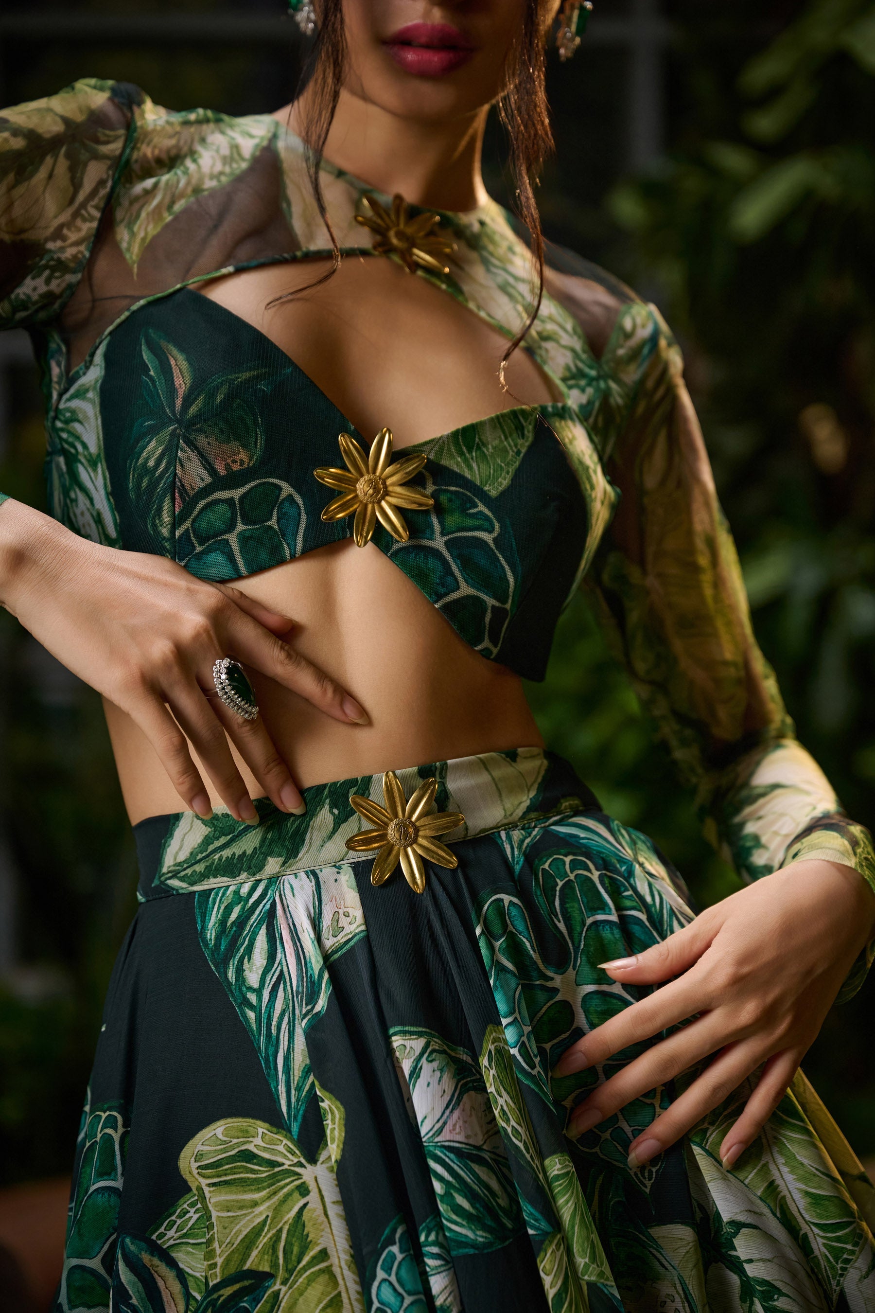 Emerald Forest Skirt Set