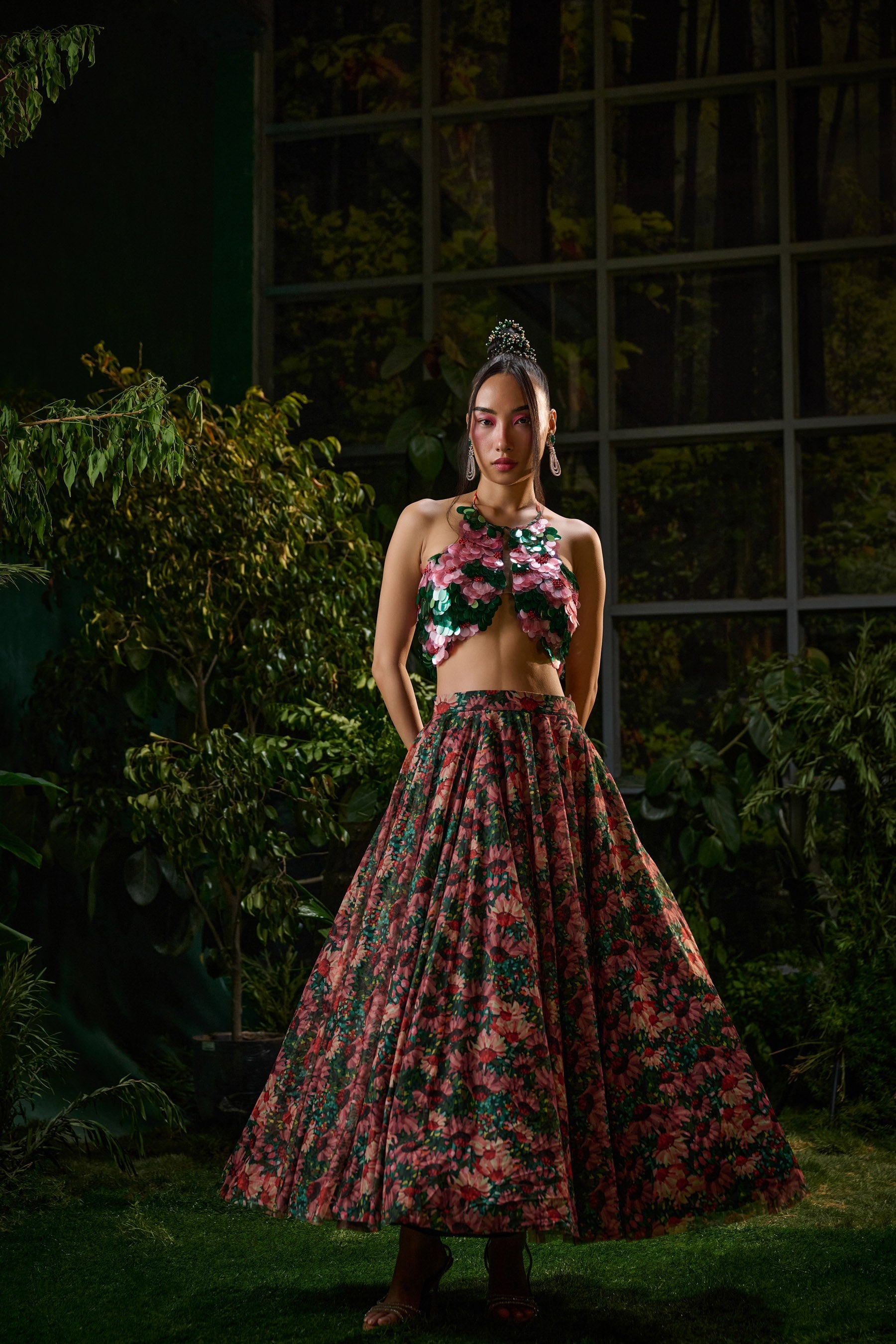 Botanical Reverie Skirt Set