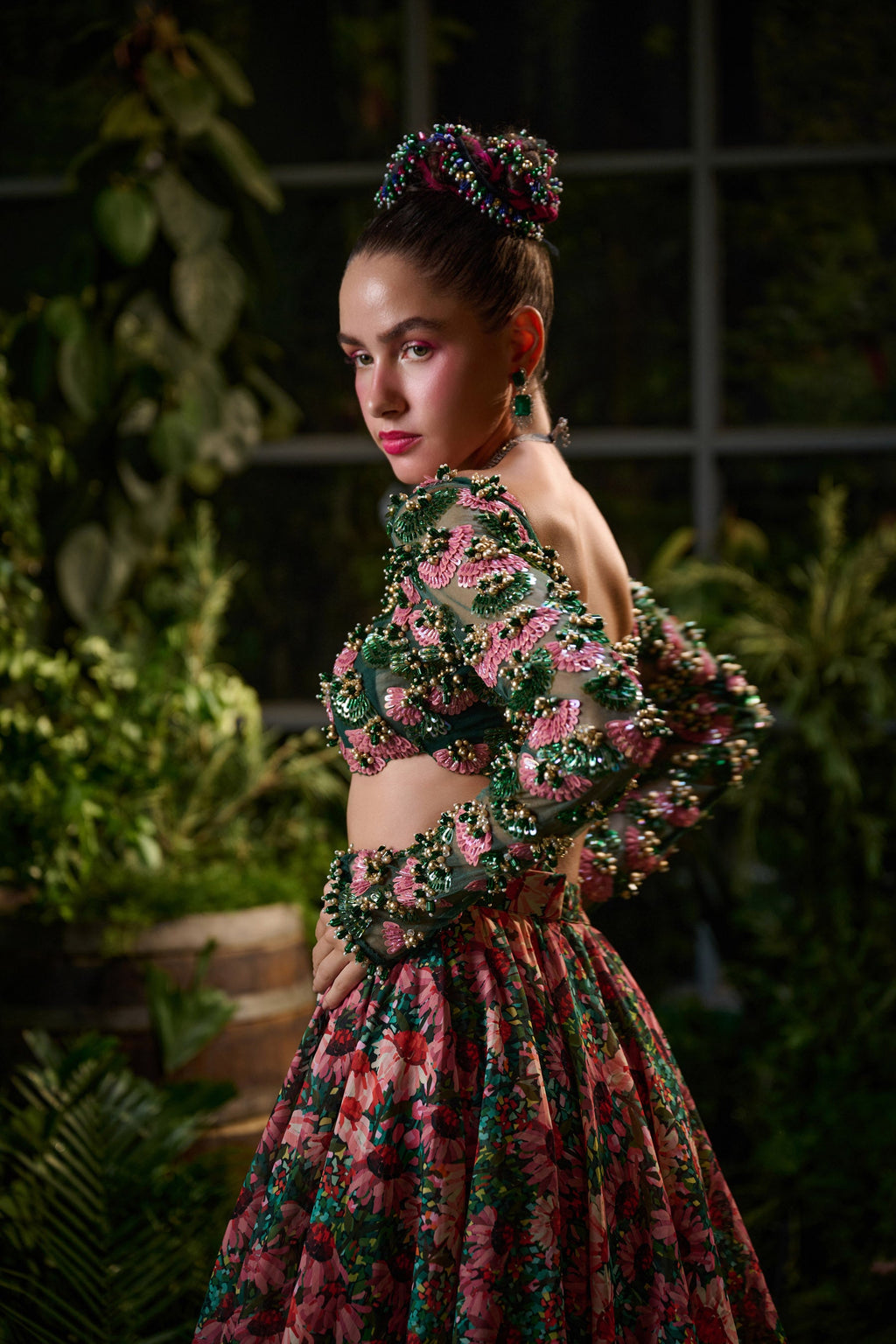Flora Layered Skirt Set
