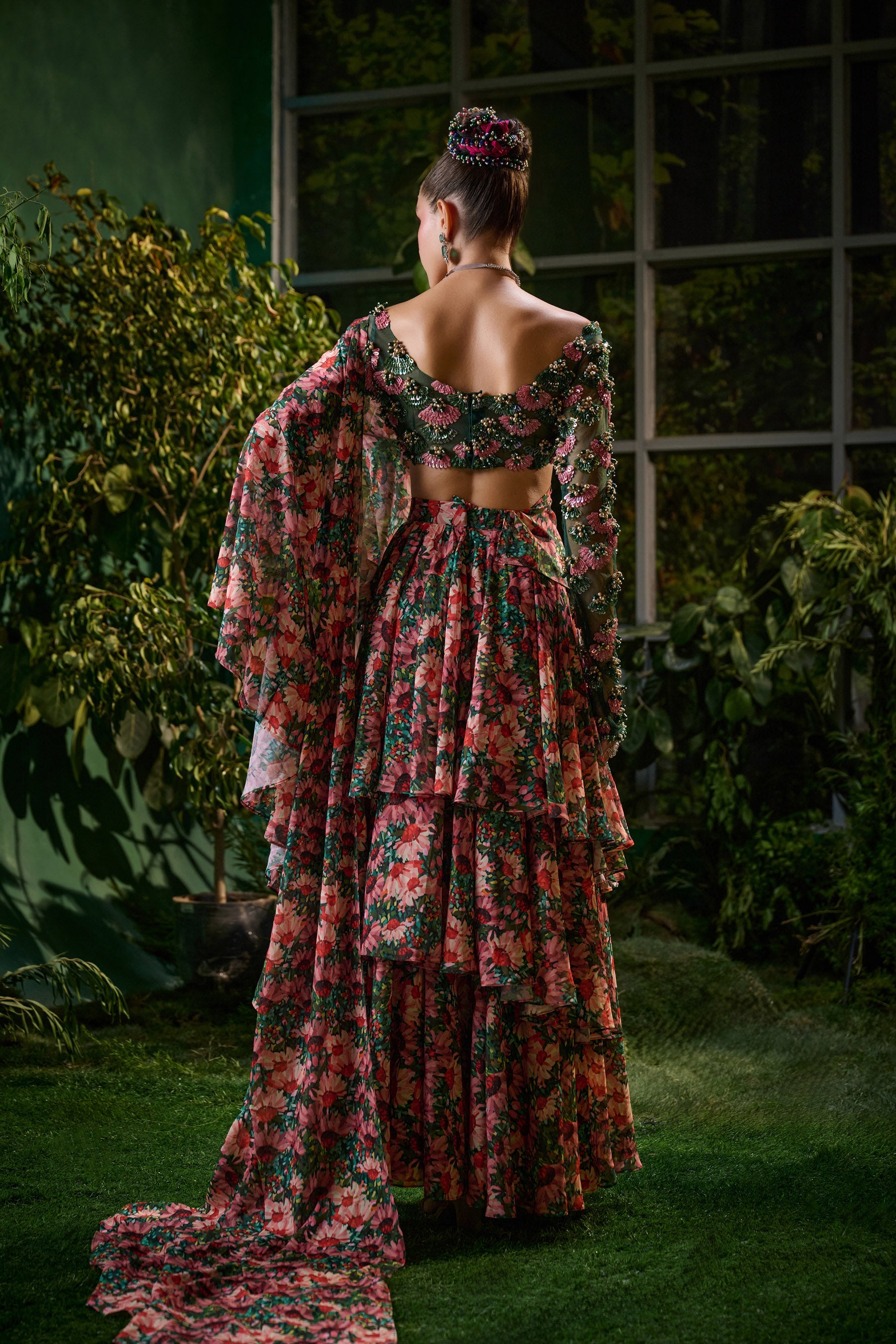 Flora Layered Skirt Set