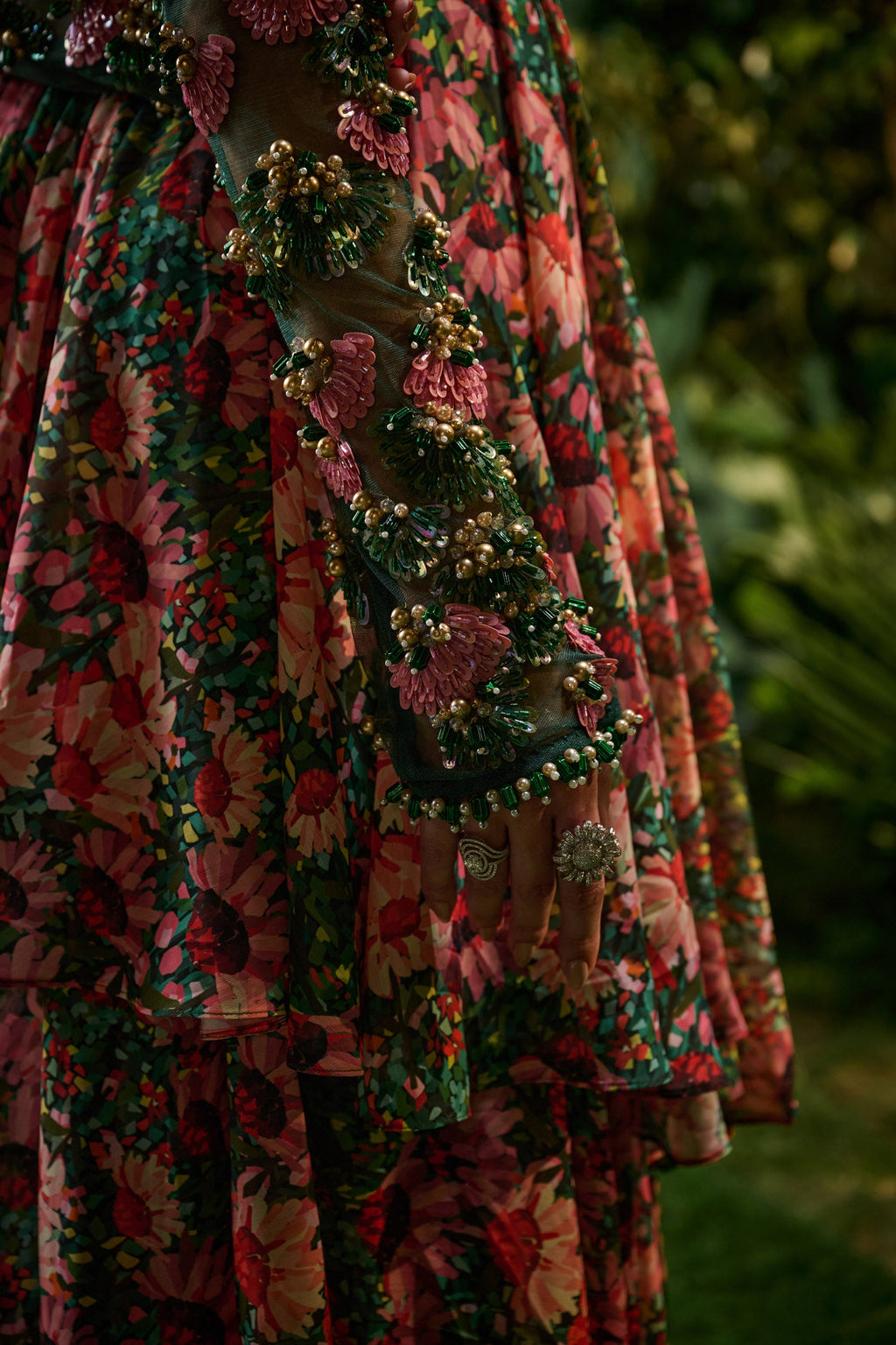 Flora Layered Skirt Set
