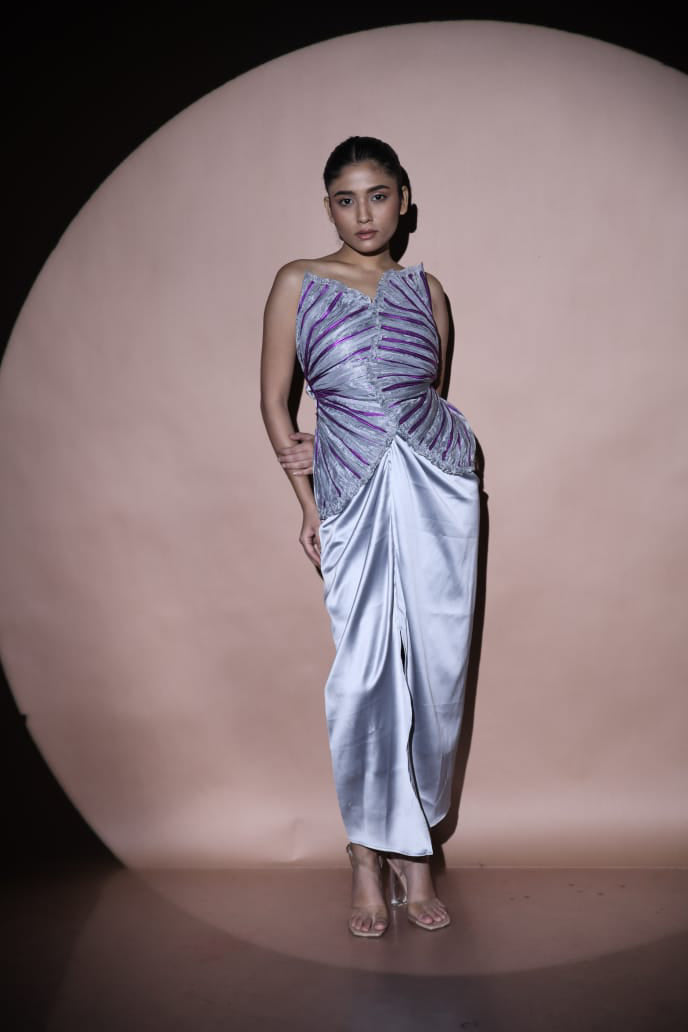 Flaming Core Knoted Dress