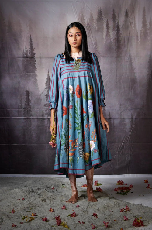 Blue Grandma Dress