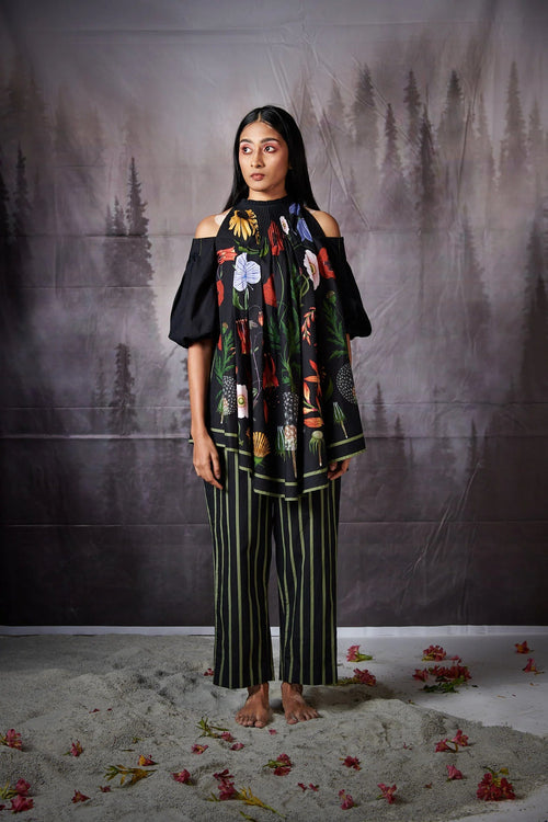 Black Grandma Co-ord Set