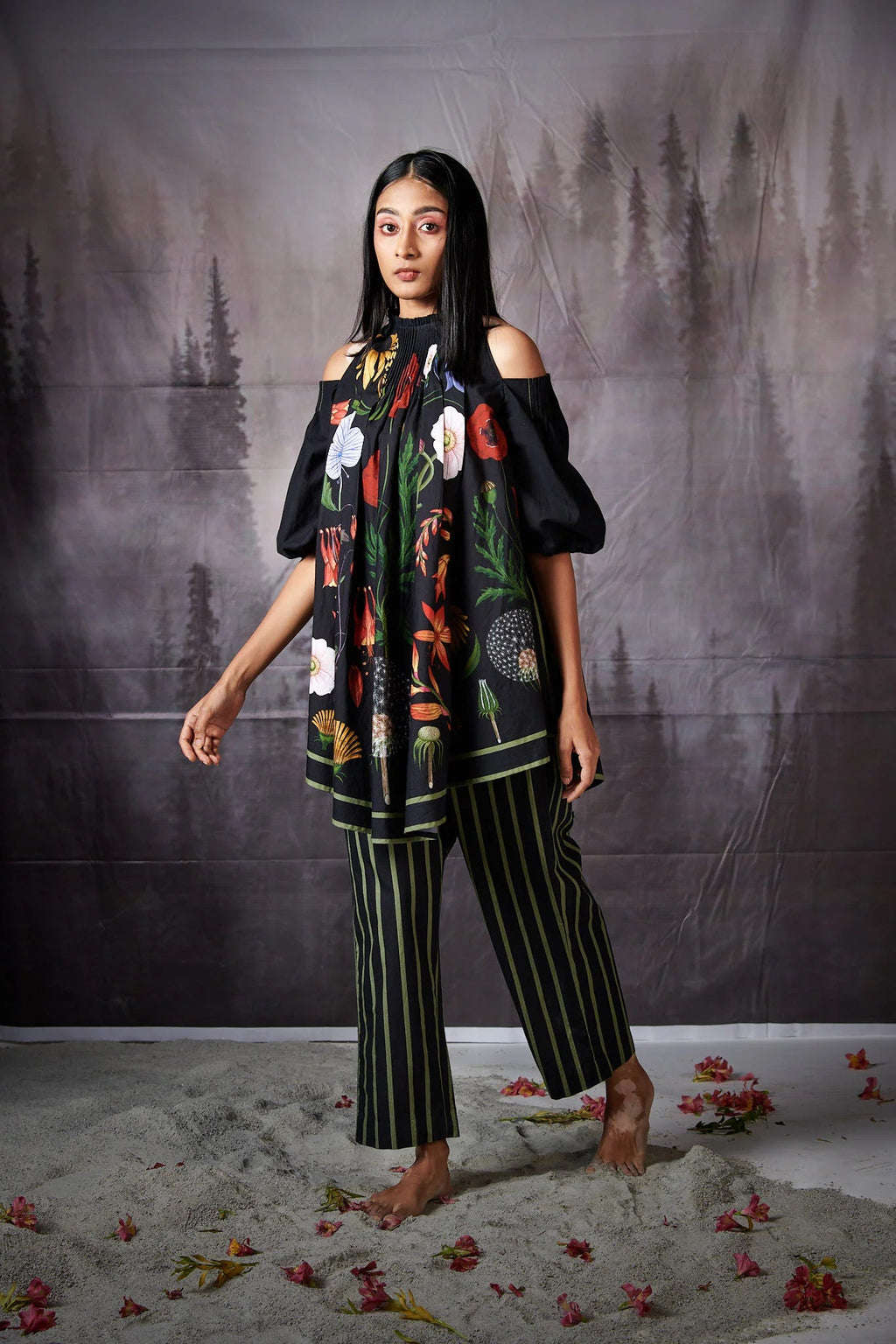 Black Grandma Co-ord Set
