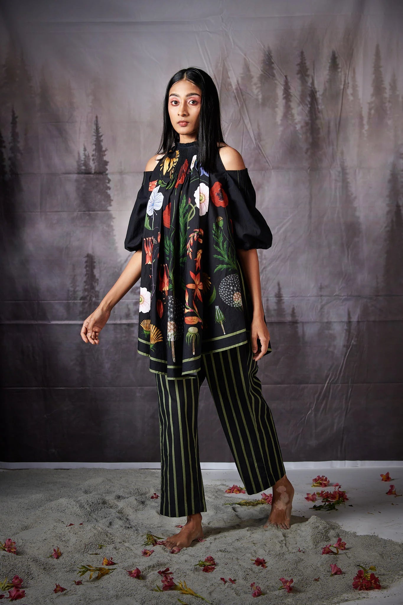 Black Grandma Co-ord Set