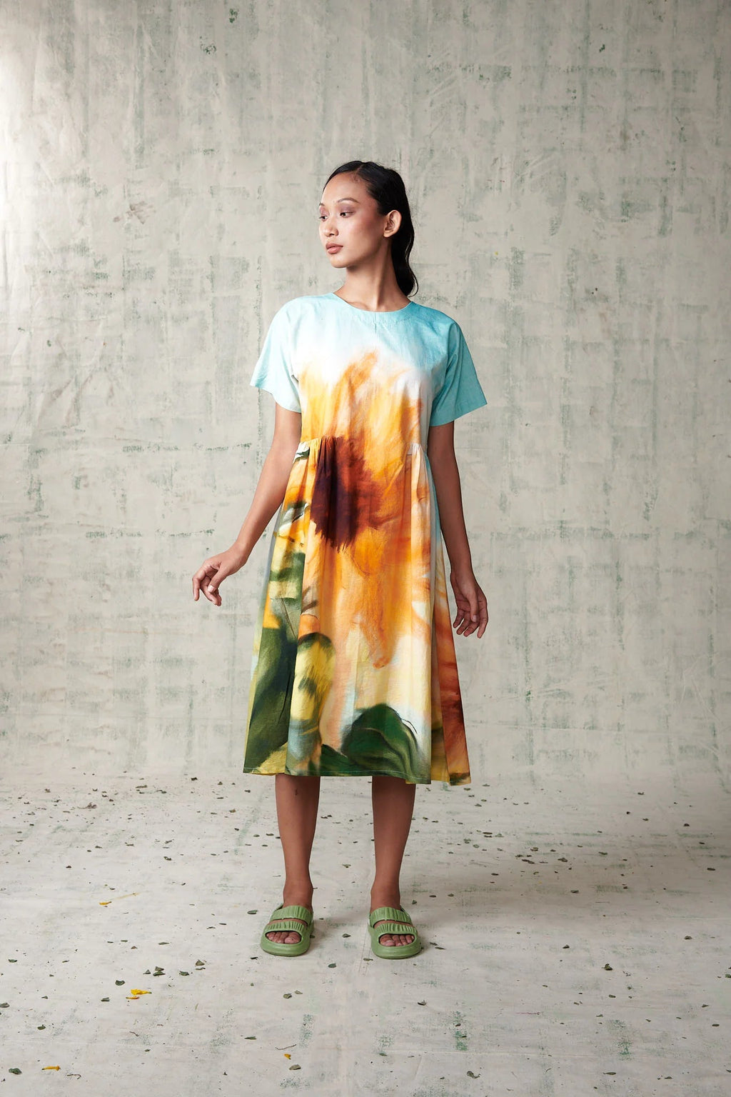 Sunflower A-line dress