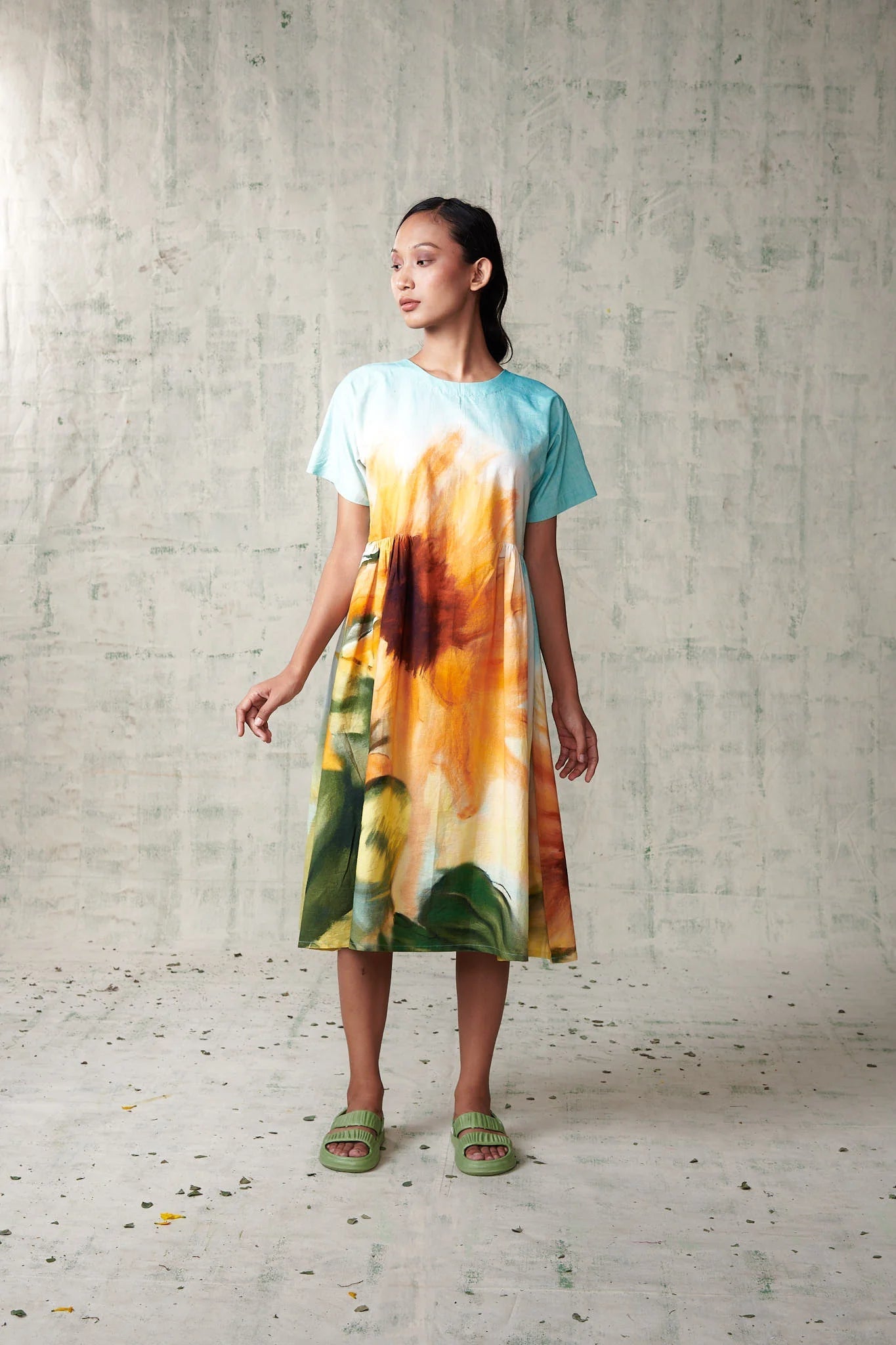 Sunflower A-line dress