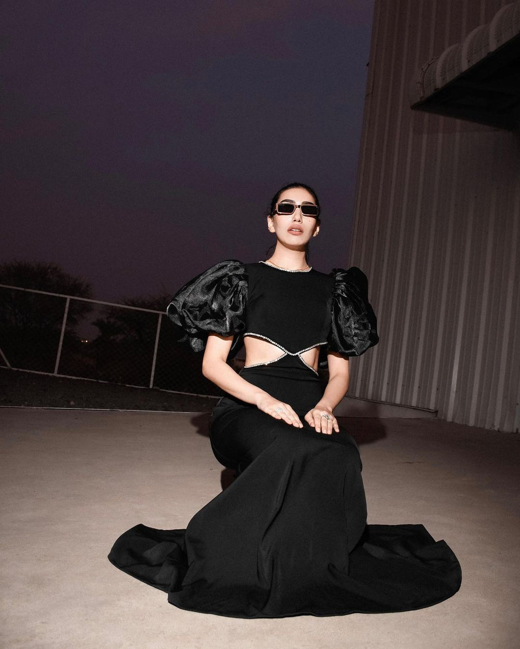 Audrey Rhinestone Gown