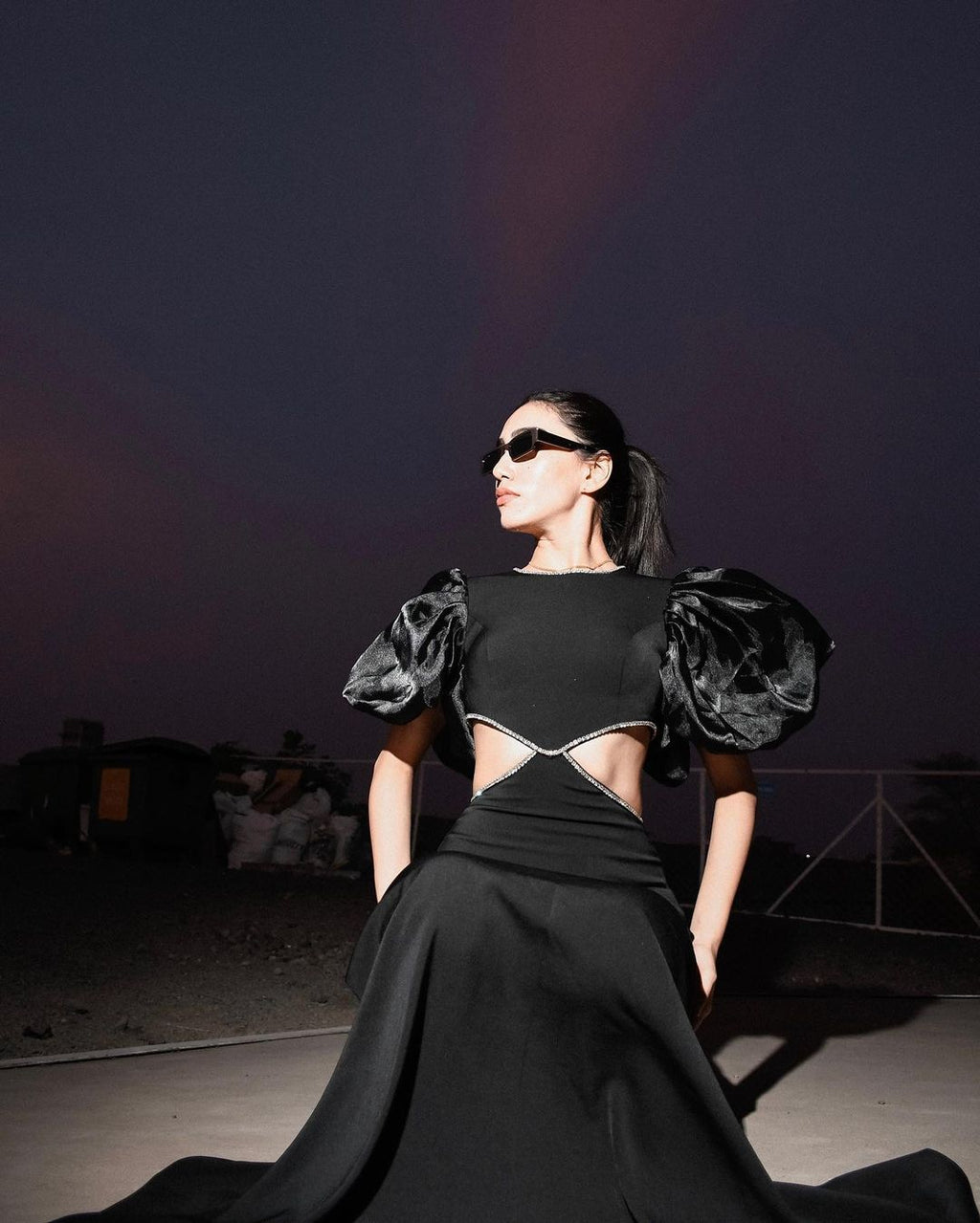 Audrey Rhinestone Gown