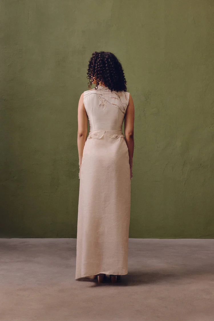 Parisian Kota Wrap Silk Dress
