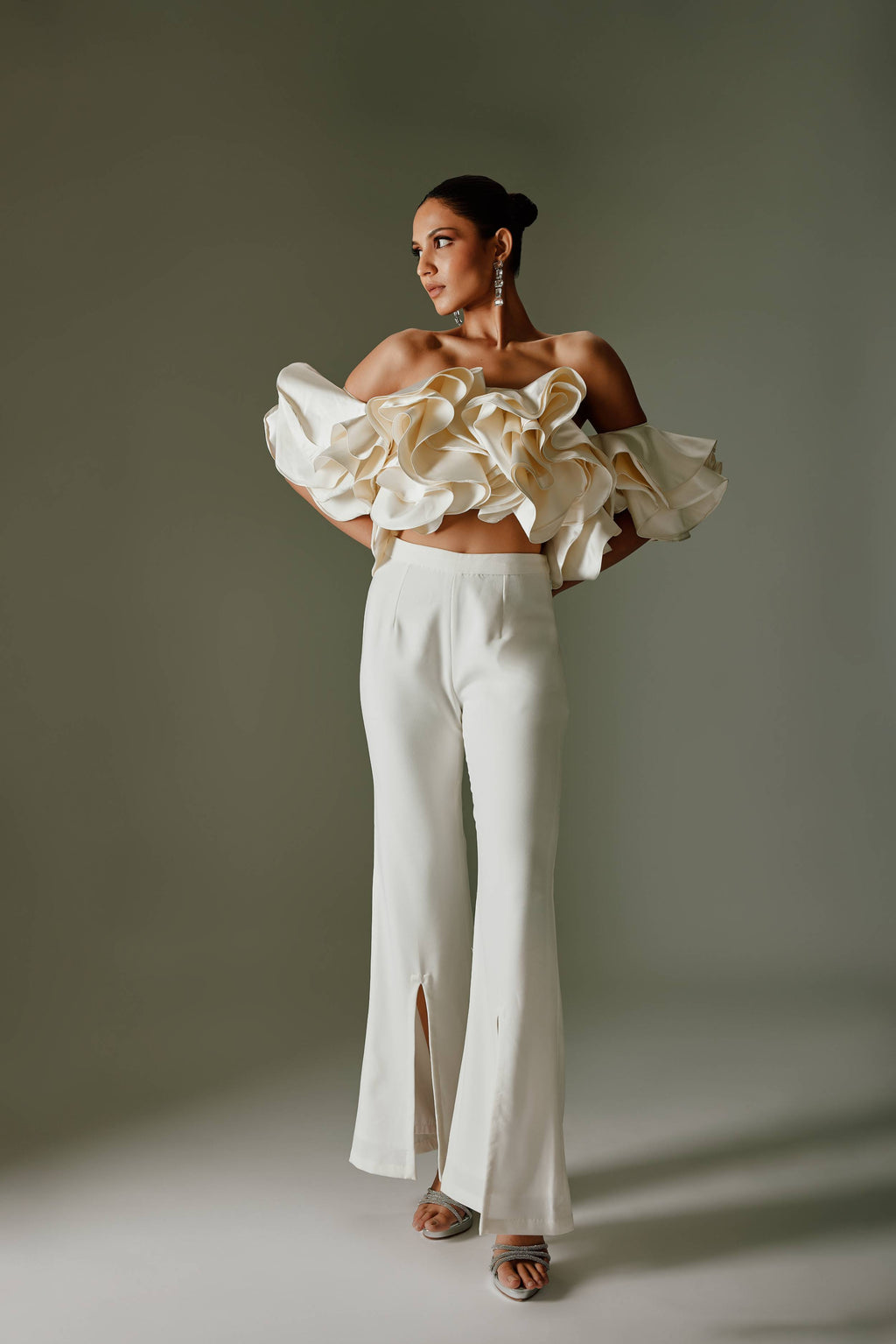 Margot Ruffle Top