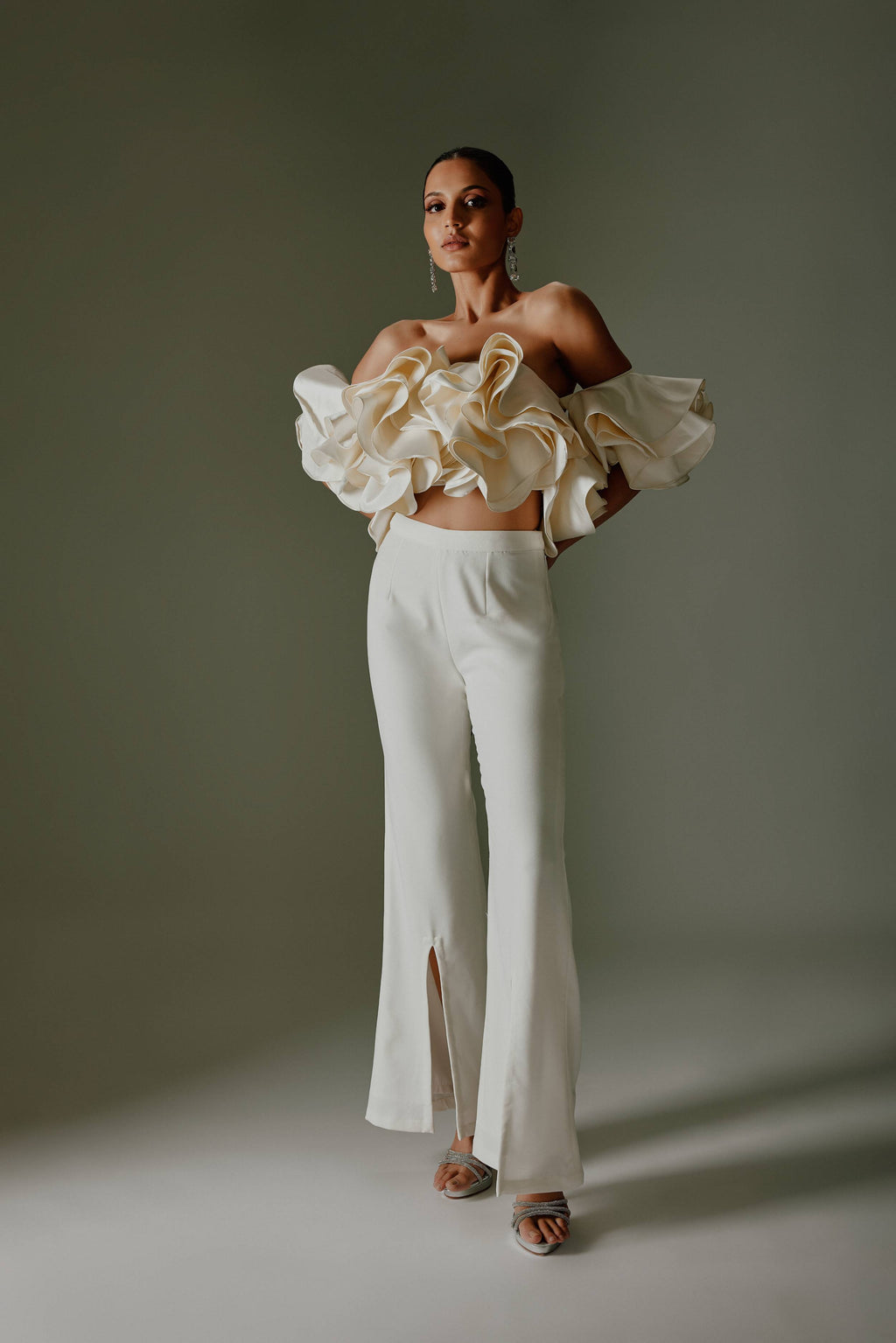 Margot Ruffle Top