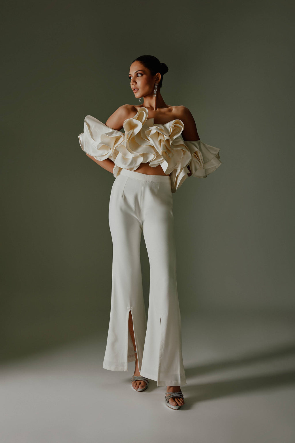 Margot Ruffle Top