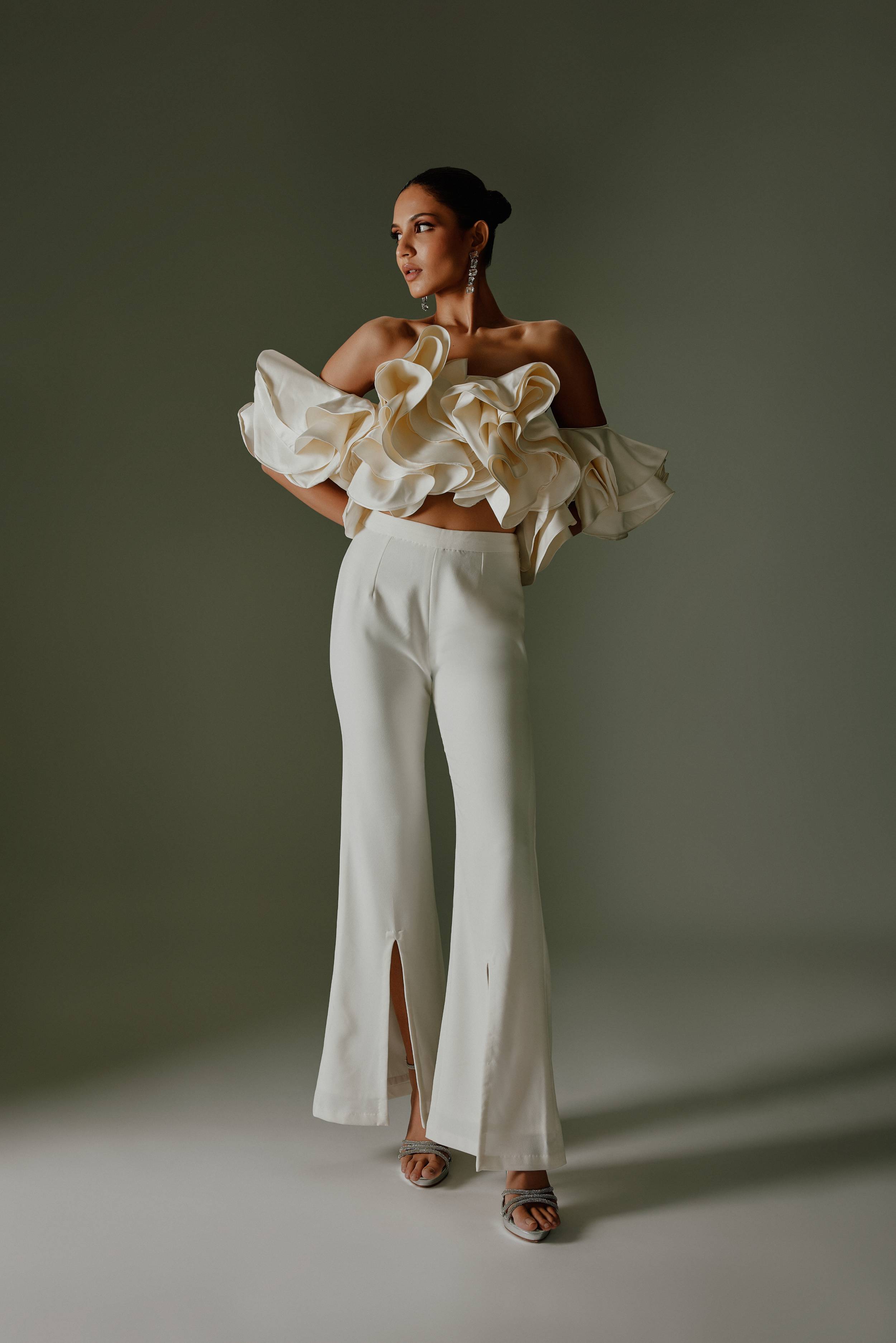 Margot Ruffle Top