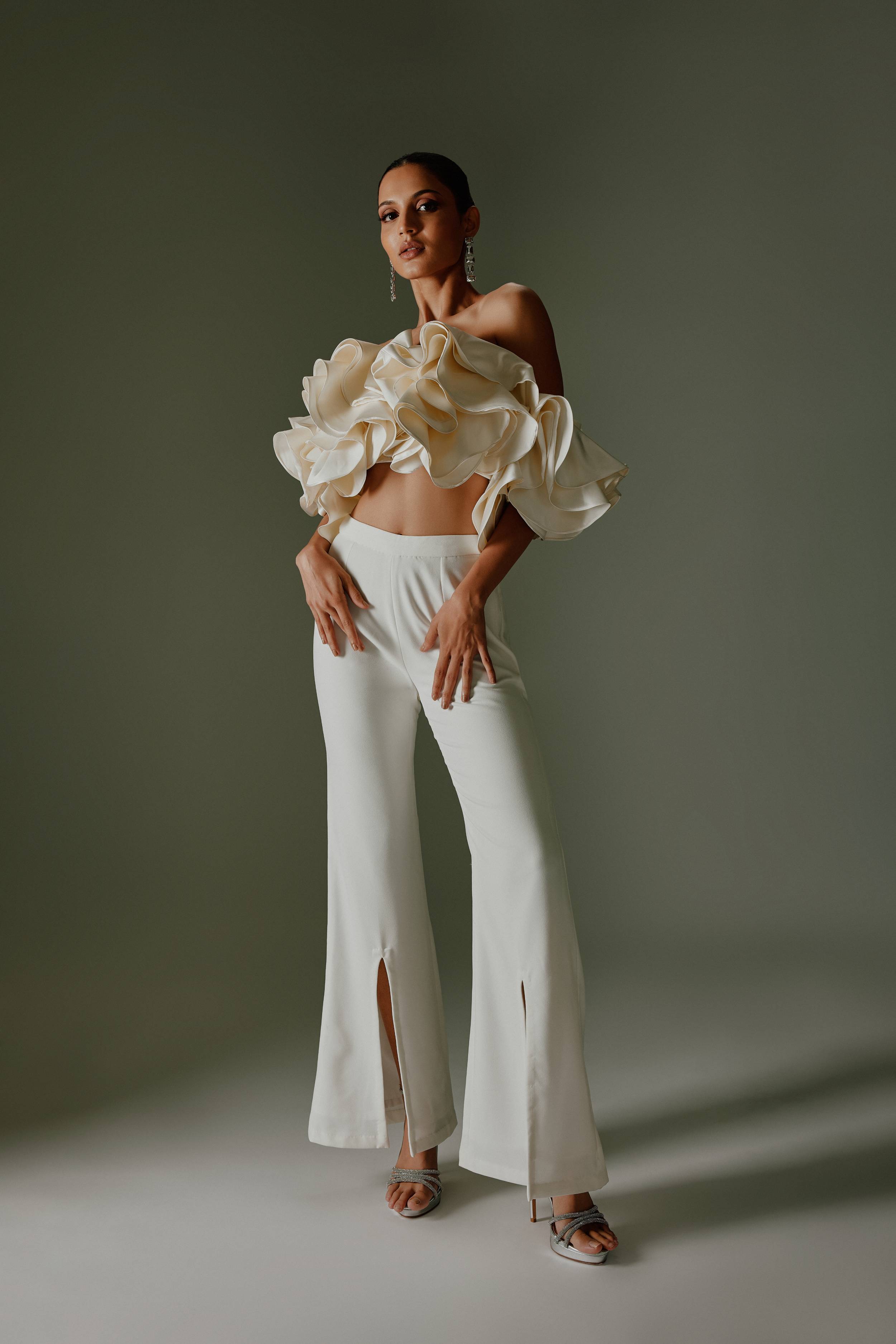 Margot Ruffle Top