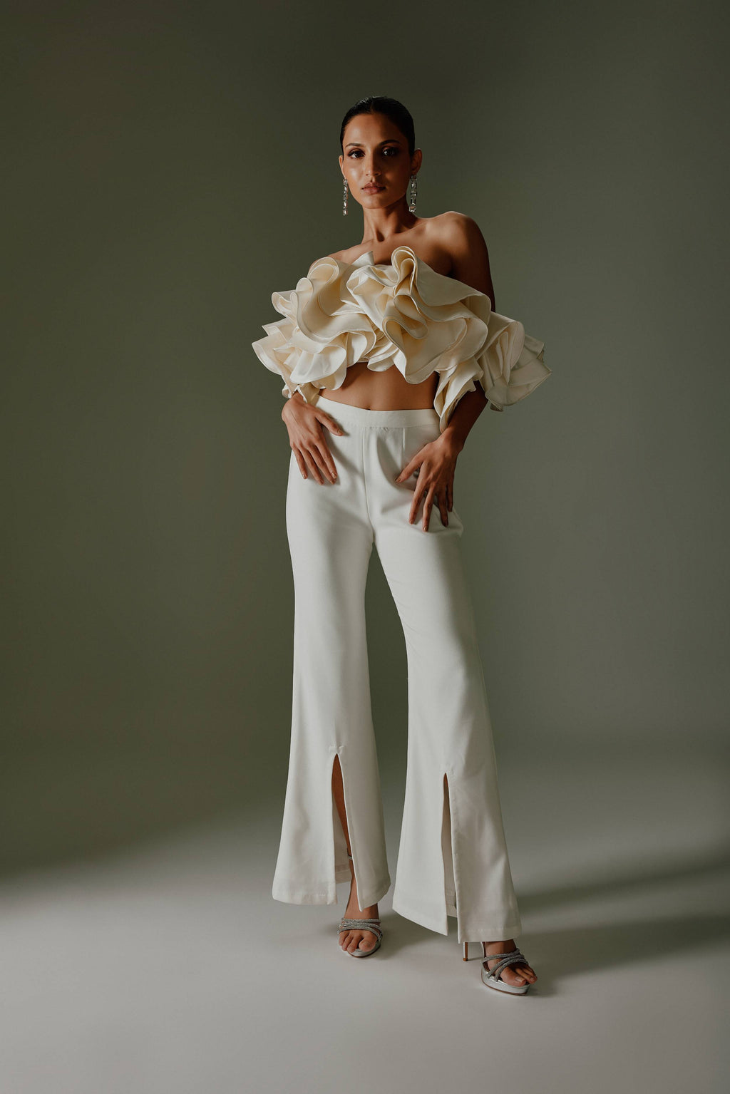 Margot Ruffle Top