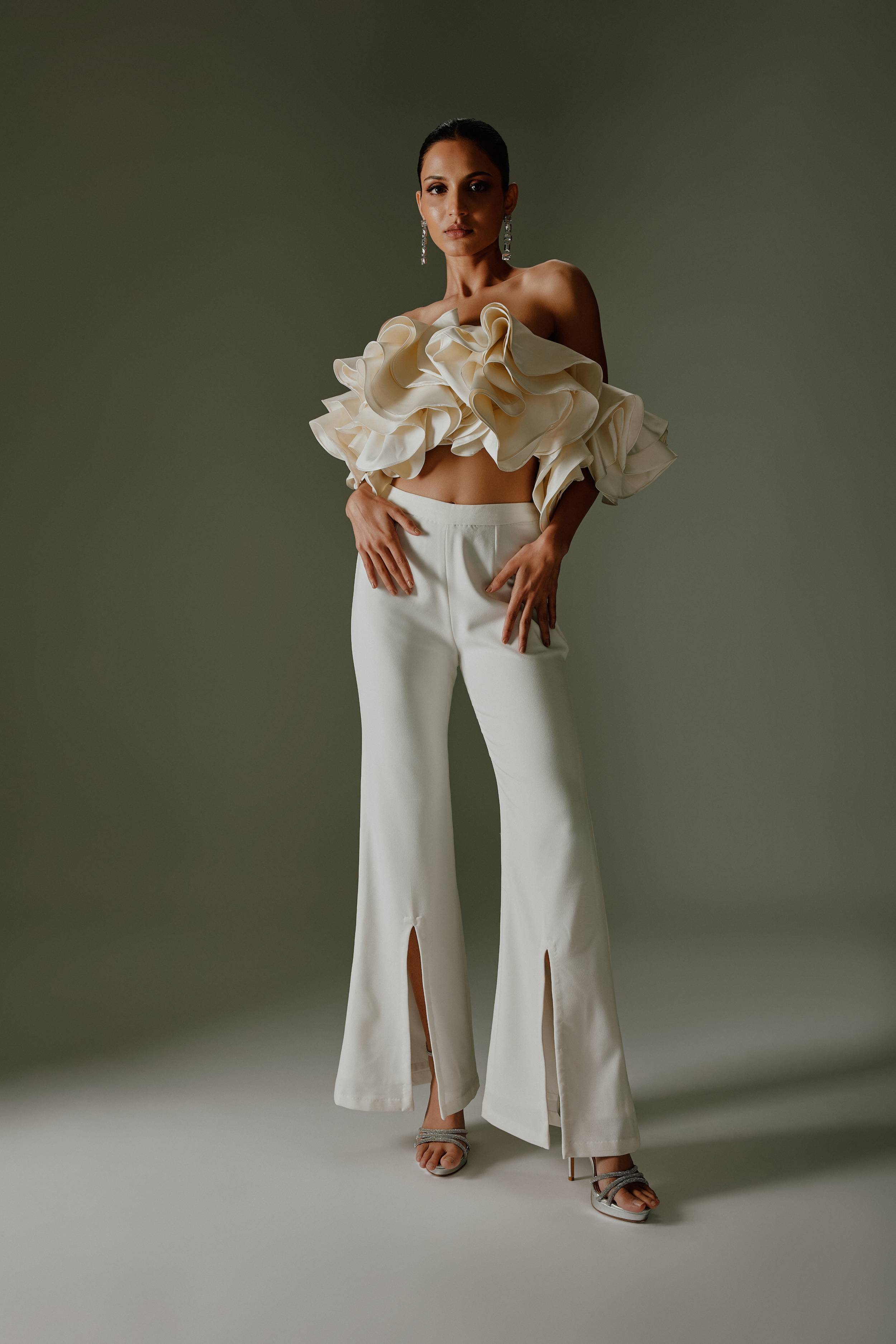 Margot Ruffle Top