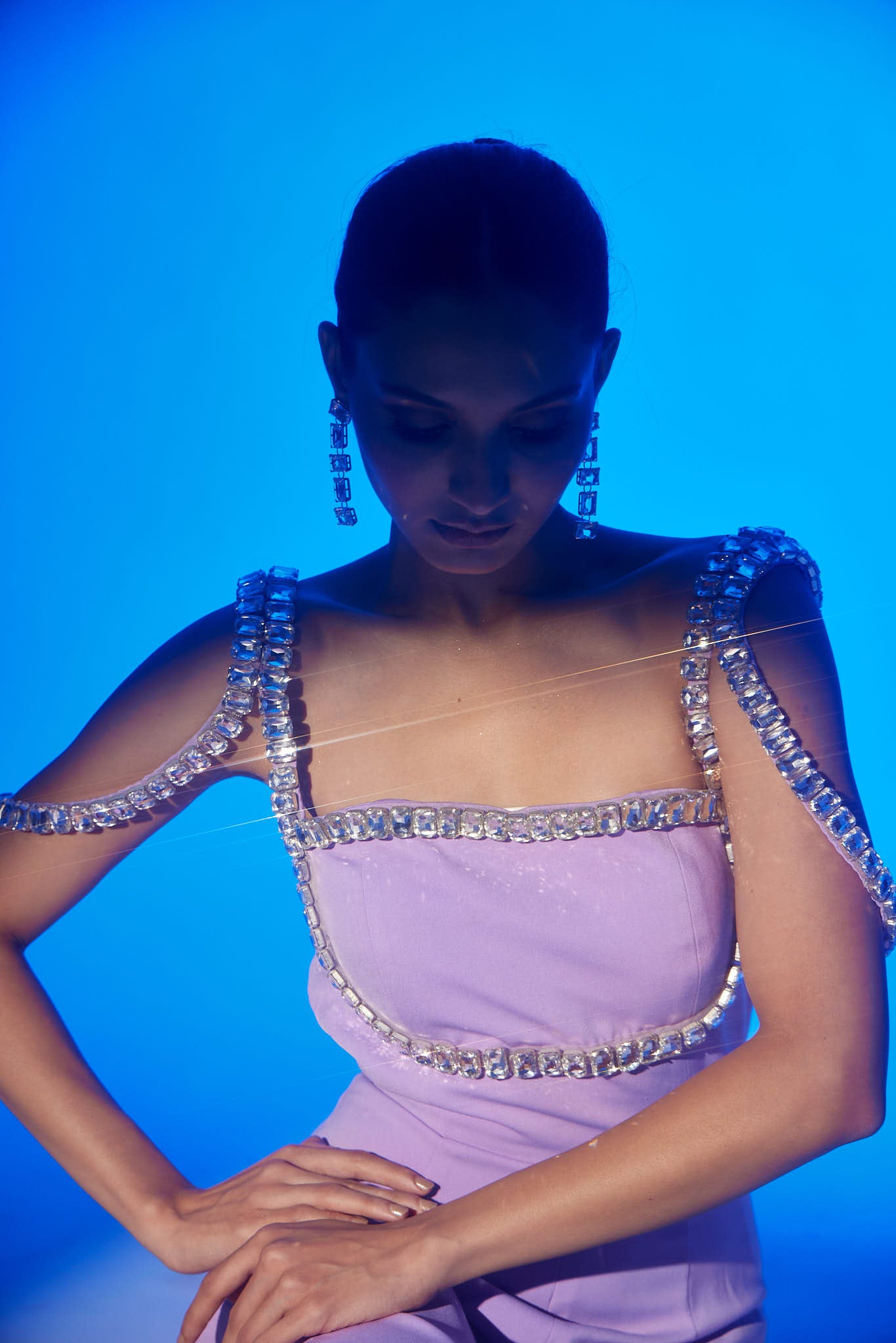 Daya Rhinetsone Jumpsuit