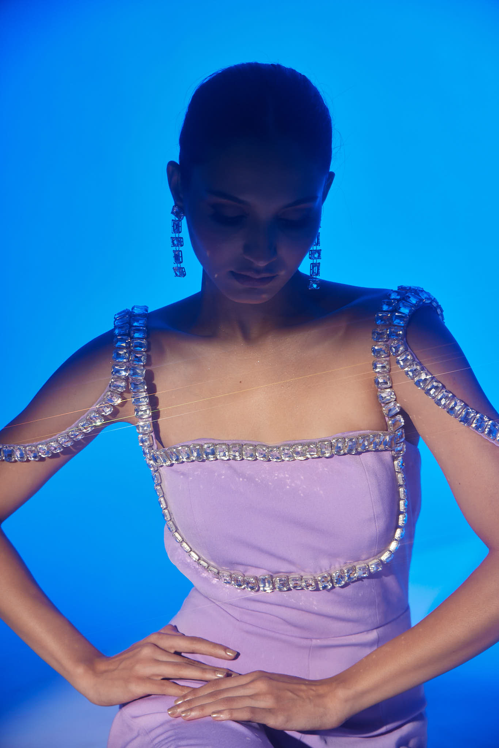 Daya Rhinetsone Jumpsuit