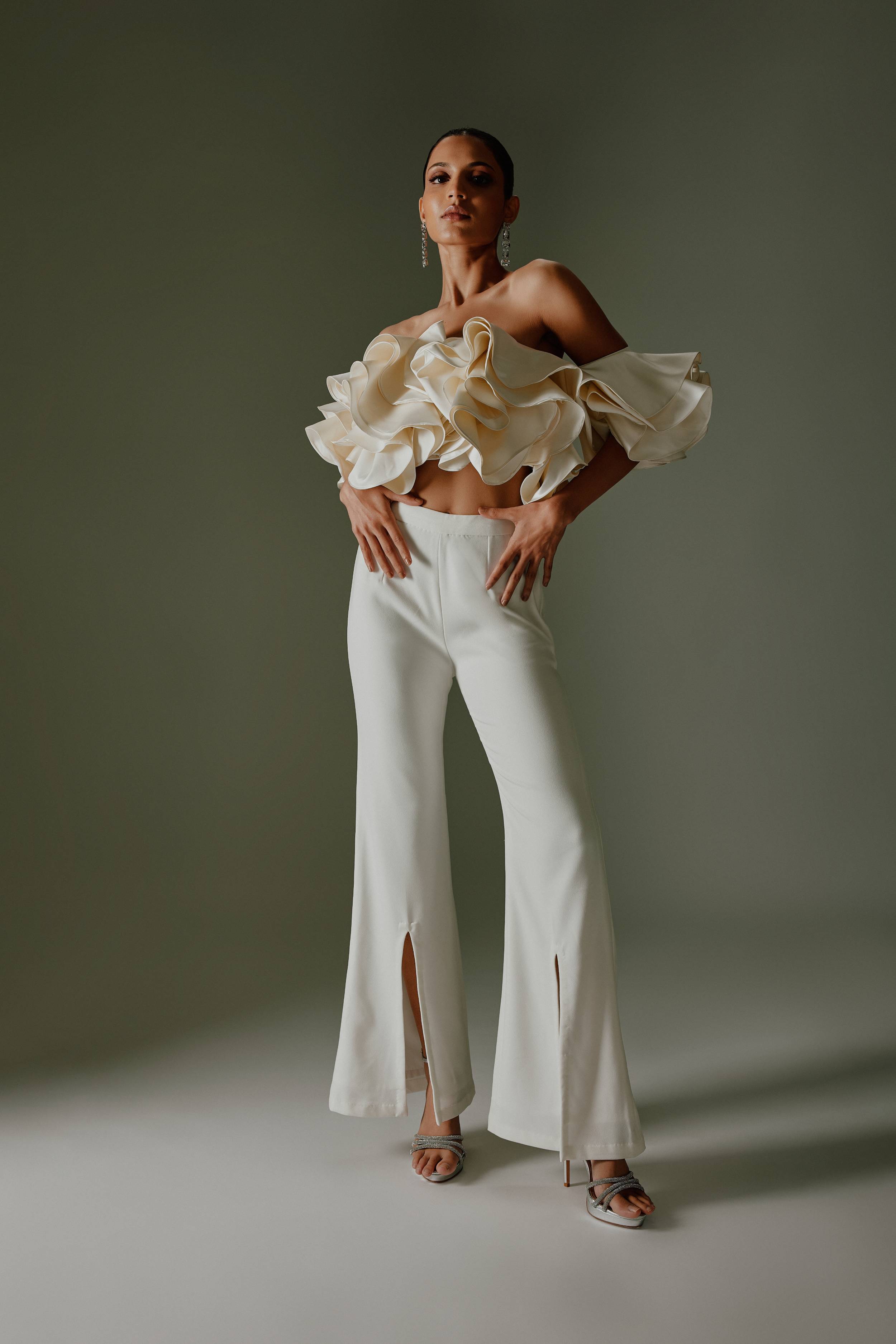 Margot Ruffle Top