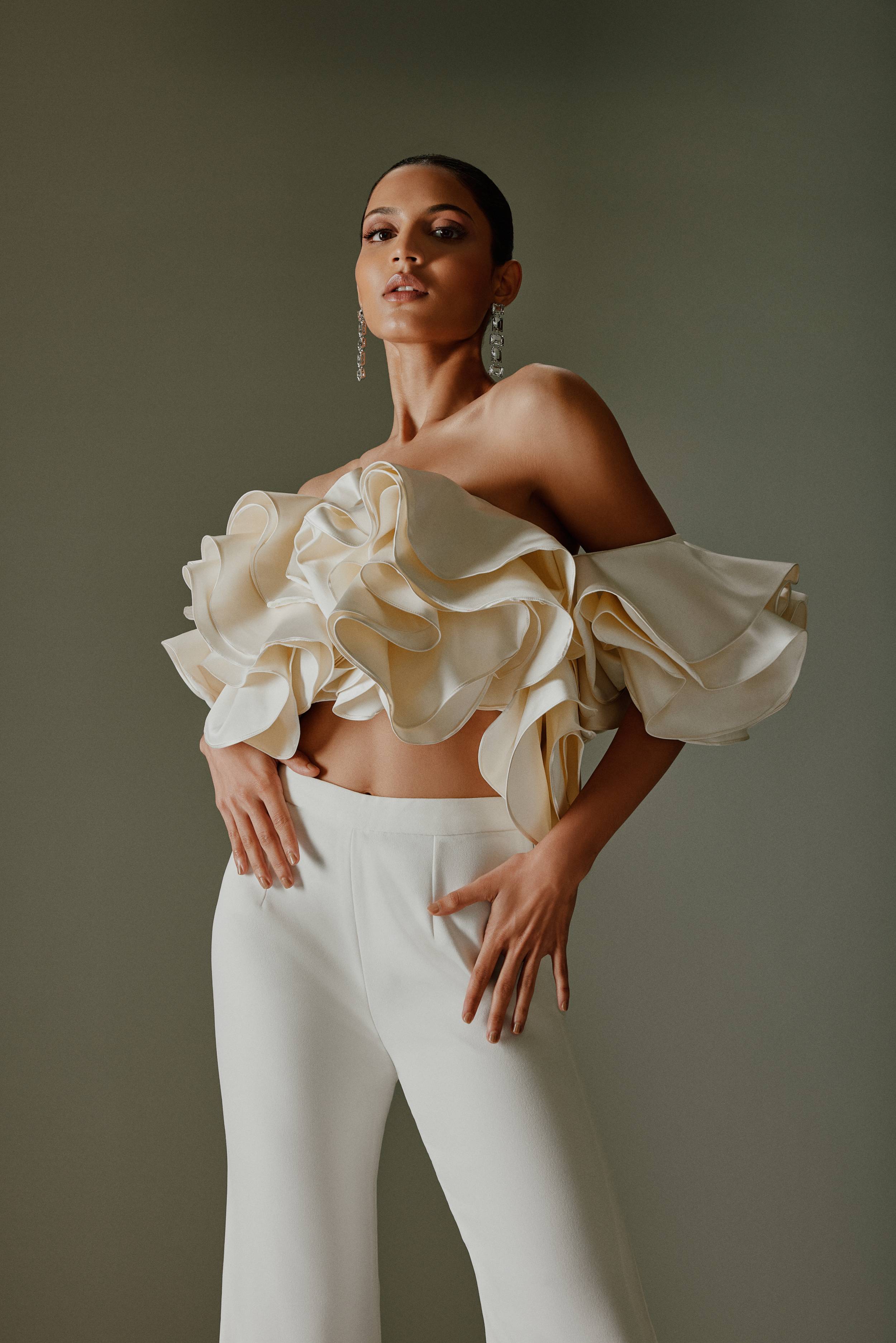 Margot Ruffle Top