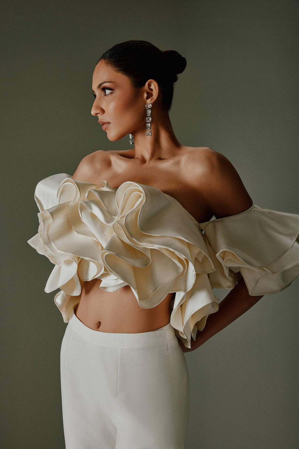Margot Ruffle Top