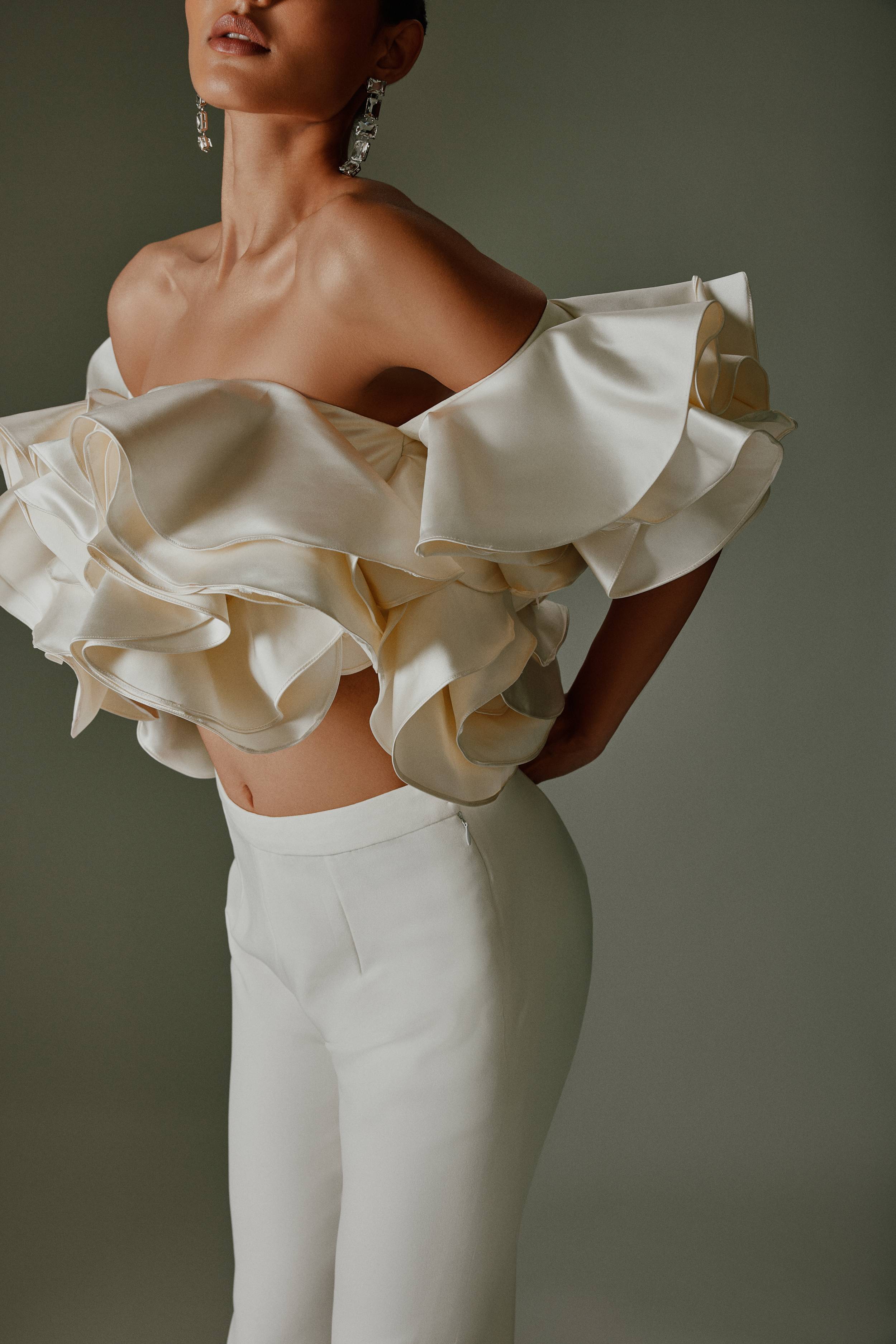 Margot Ruffle Top