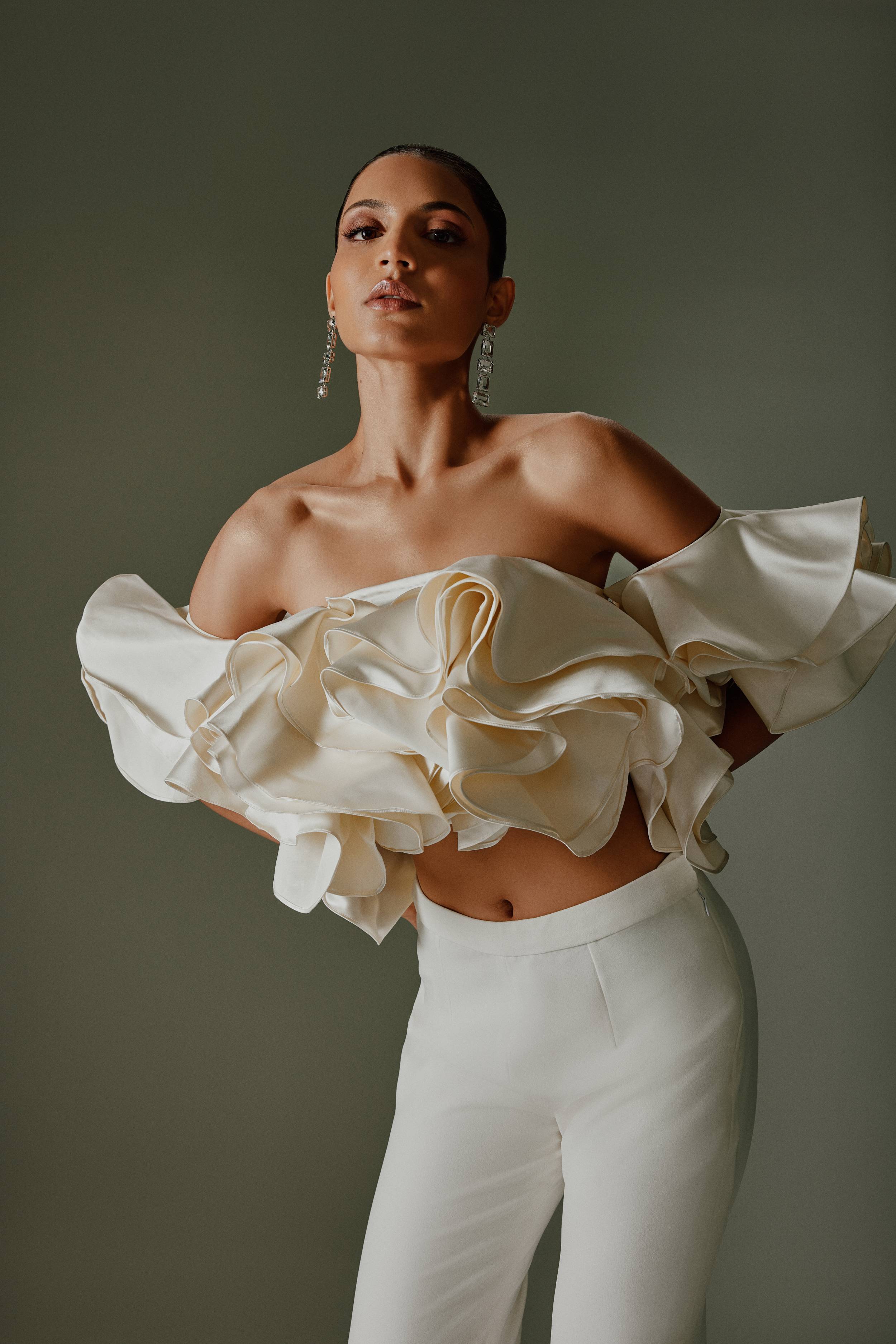 Margot Ruffle Top