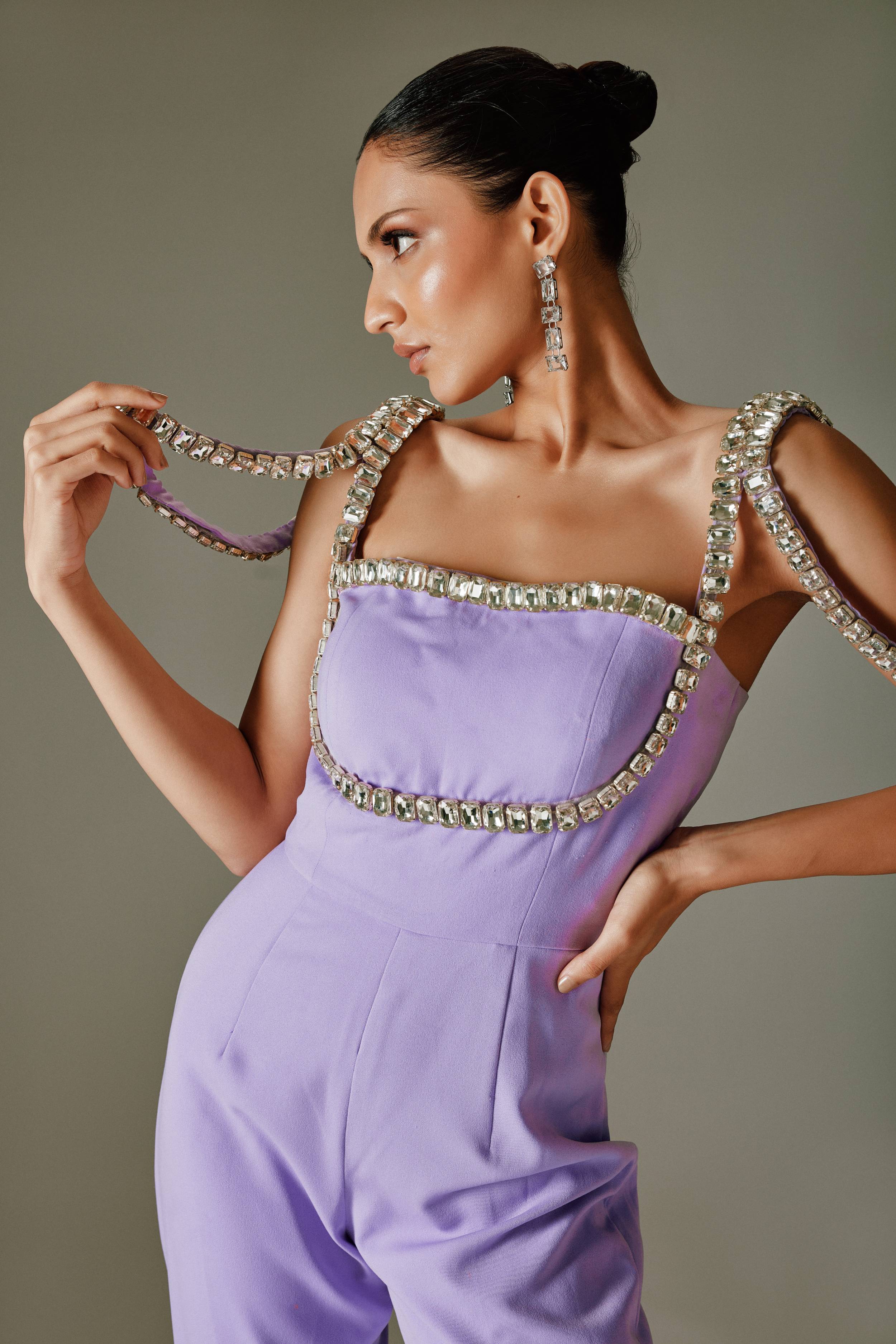 Daya Rhinetsone Jumpsuit