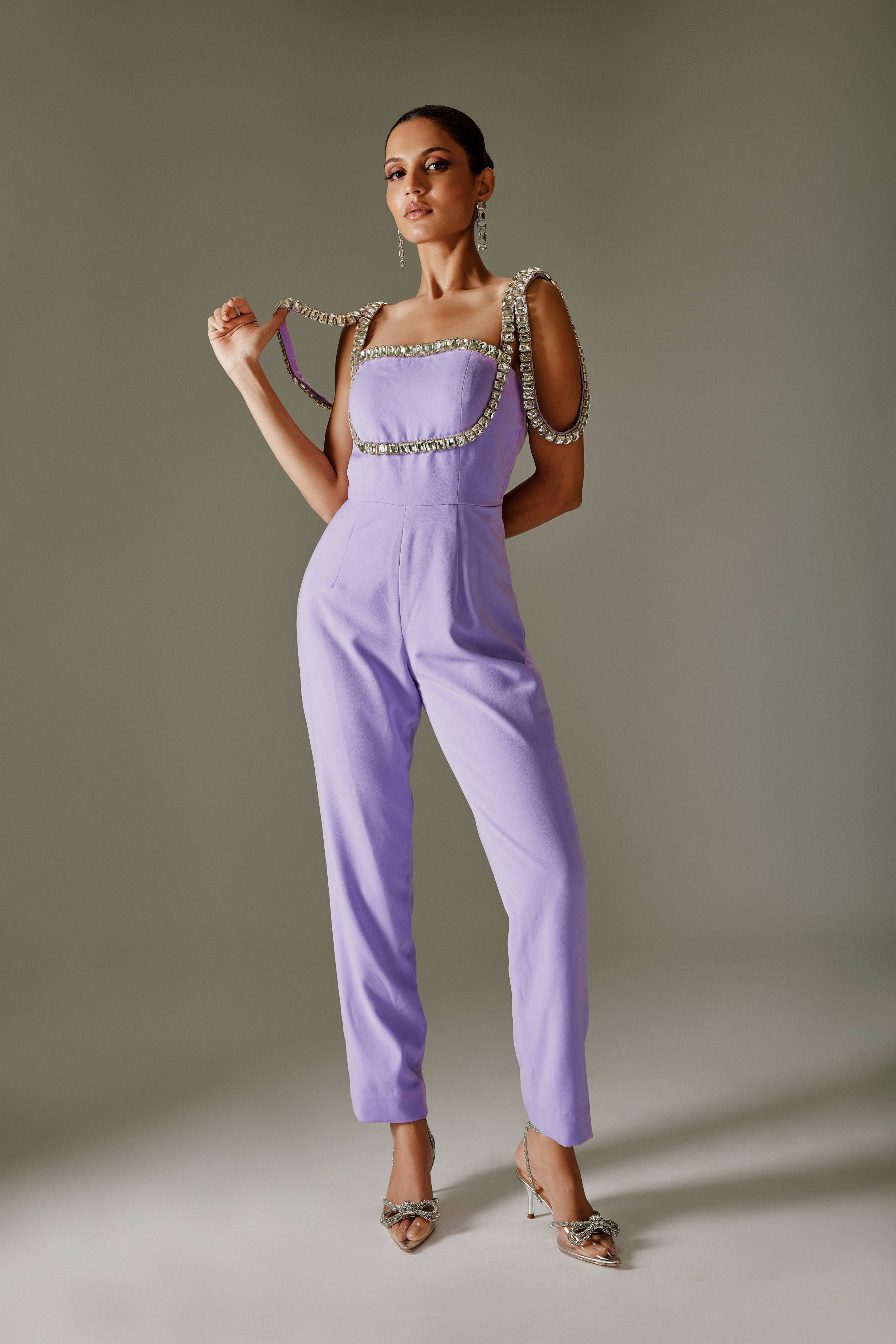 Daya Rhinetsone Jumpsuit