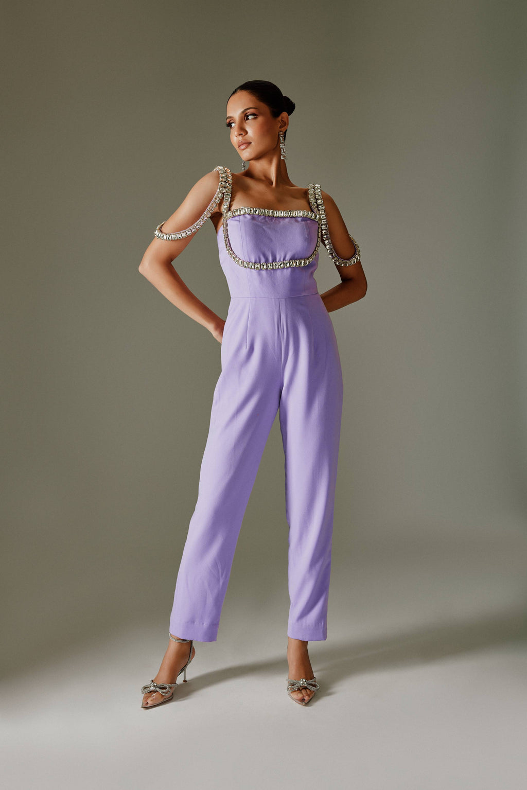 Daya Rhinetsone Jumpsuit