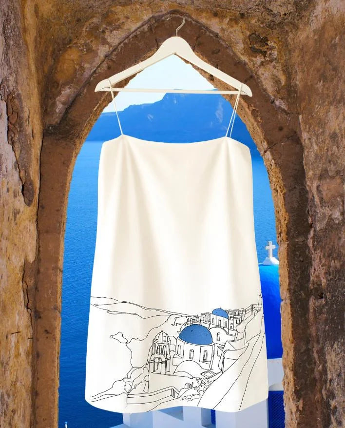 The Santorini Escape Dress