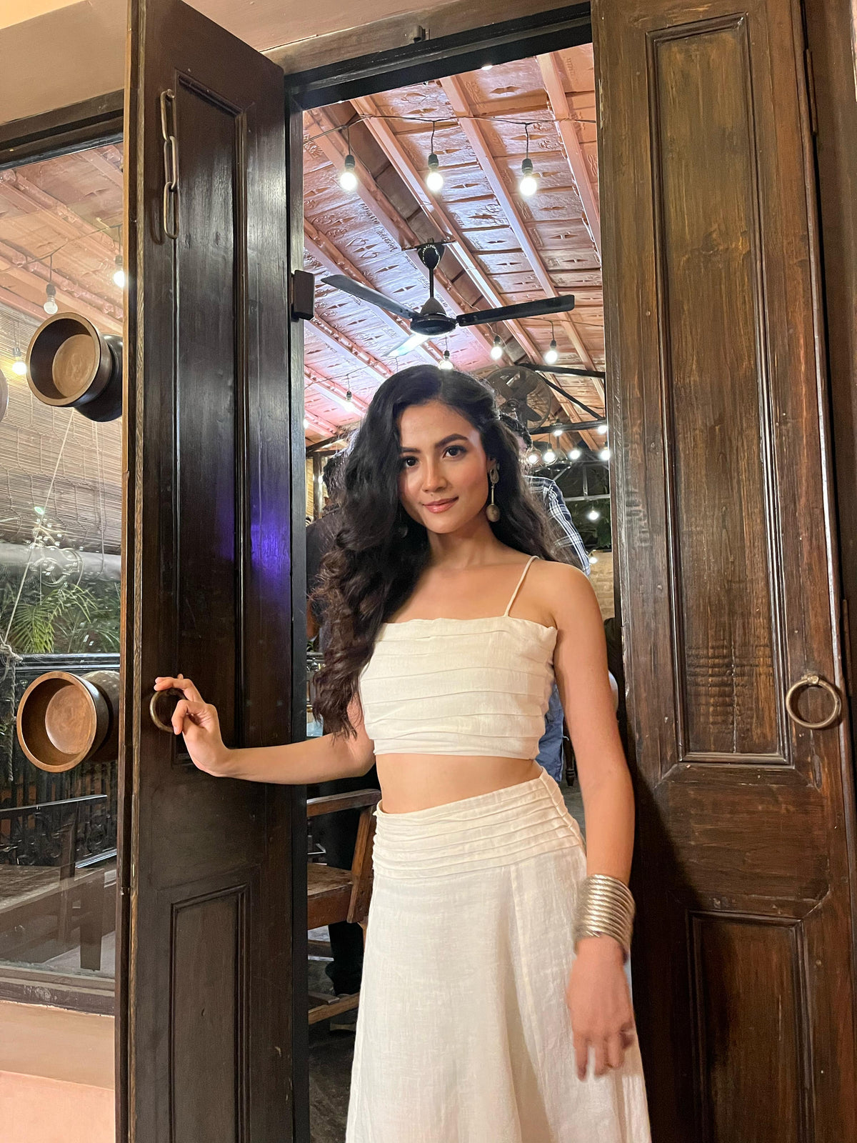 Nadia Off White Skirt Set