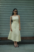Butter Yellow Linen Dress